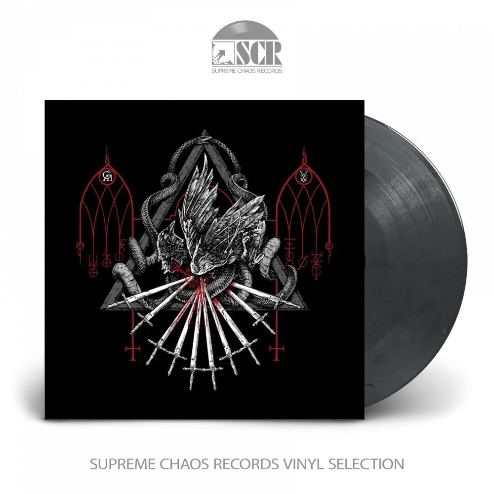 GOATWHORE - Angels Hung From The Arches Of Heaven · SILVER/BLACK LP (Death Metal/Black Metal Vinyl)
