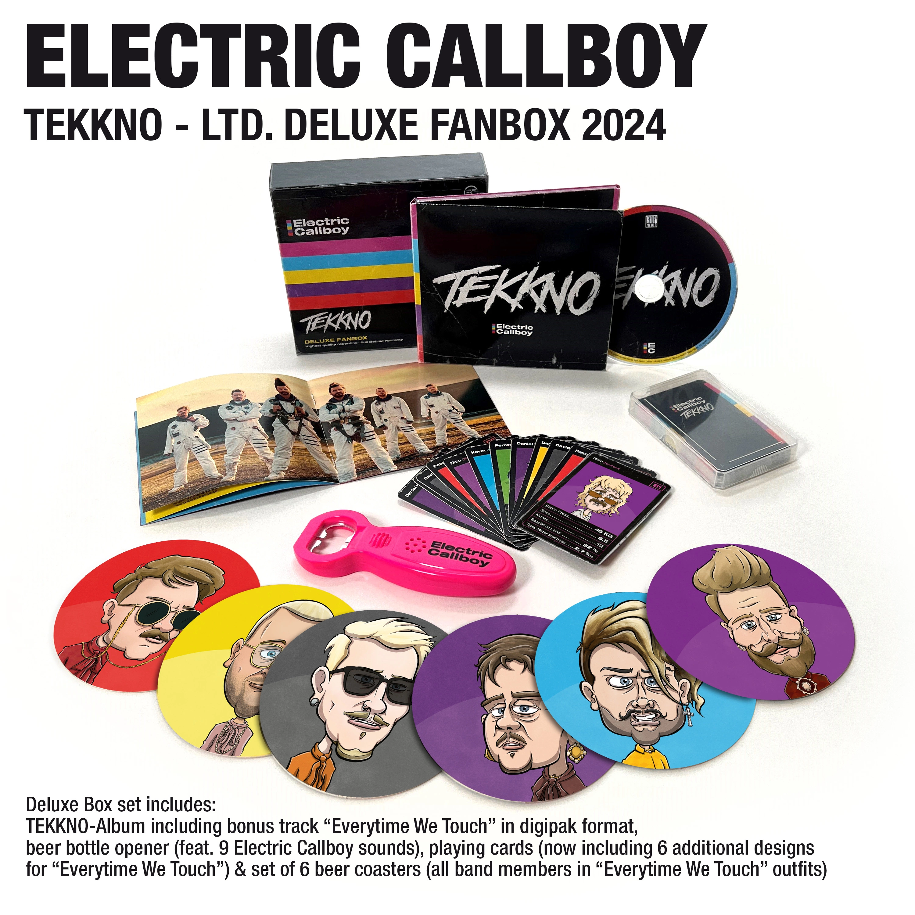 ELECTRIC CALLBOY · Tekkno (Fanbox 2024) | BOXCD · Bild 1 ELECTRIC CALLBOY · Tekkno (Fanbox 2024) | BOXCD (Trancecore/Metalcore CDs) · Bild 1
