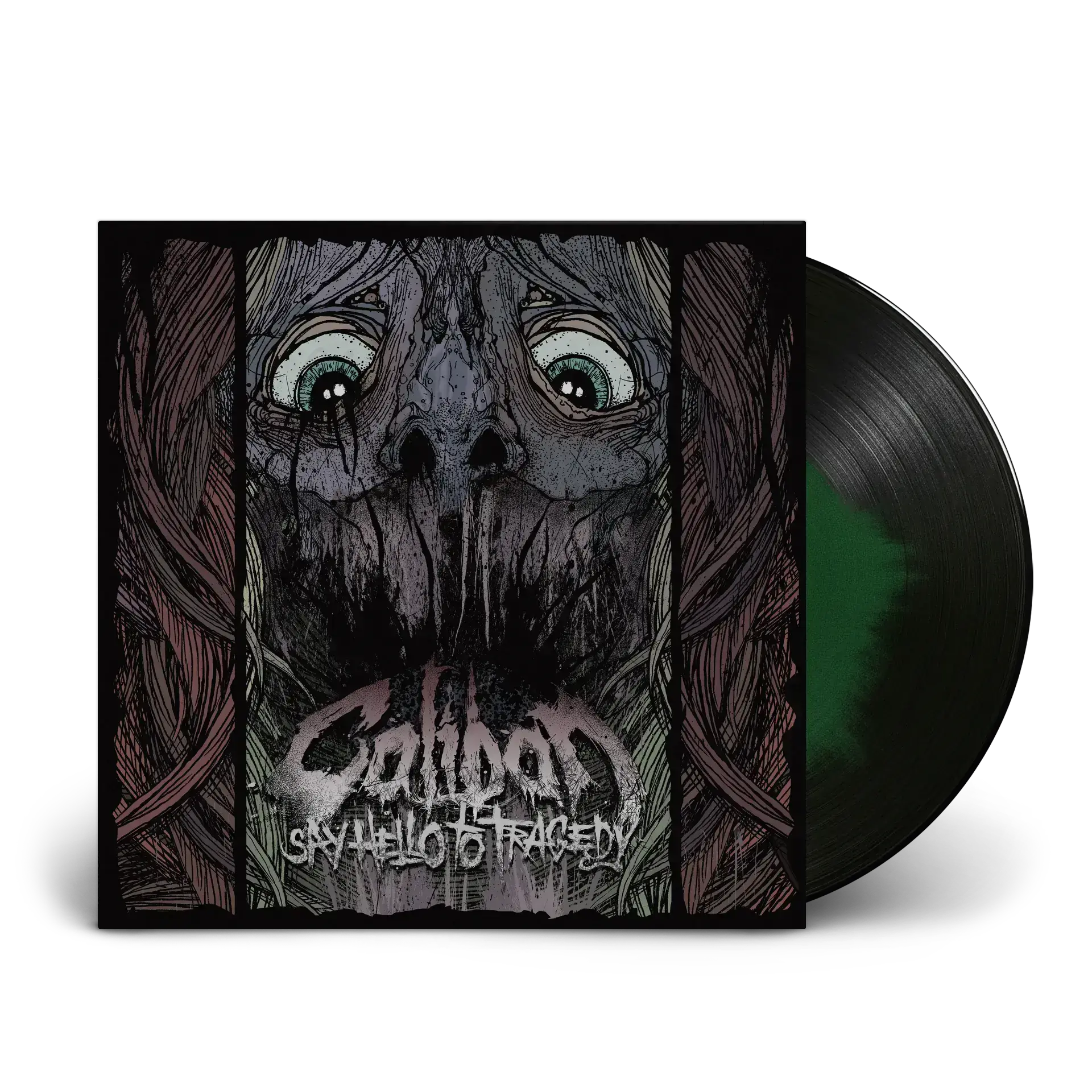 CALIBAN · Say Hello To Tragedy | BLACK/GREEN LP CALIBAN · Say Hello To Tragedy | BLACK/GREEN LP (Metalcore Vinyl)