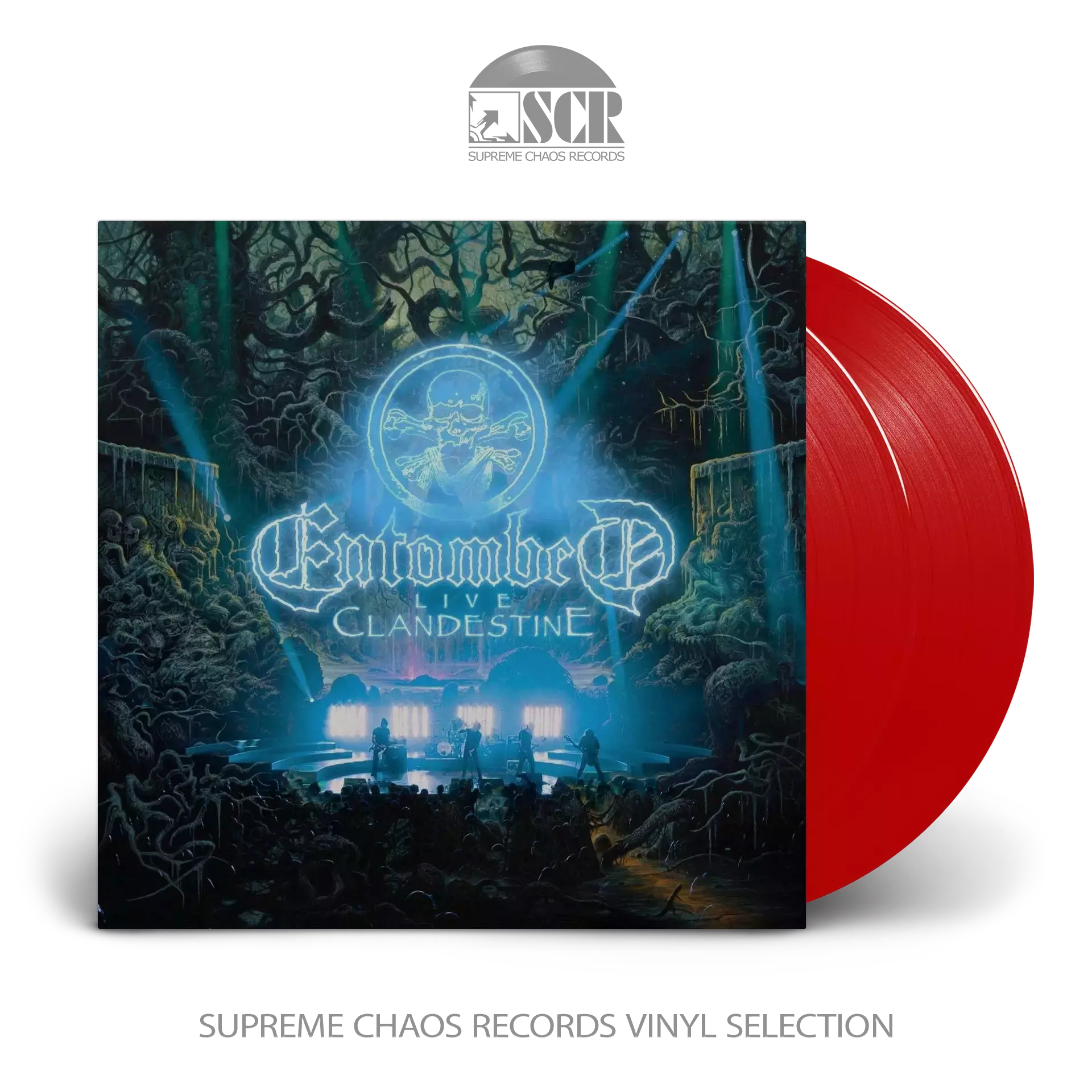 ENTOMBED · Clandestine - Live | RED 2LP (Death Metal Vinyl)