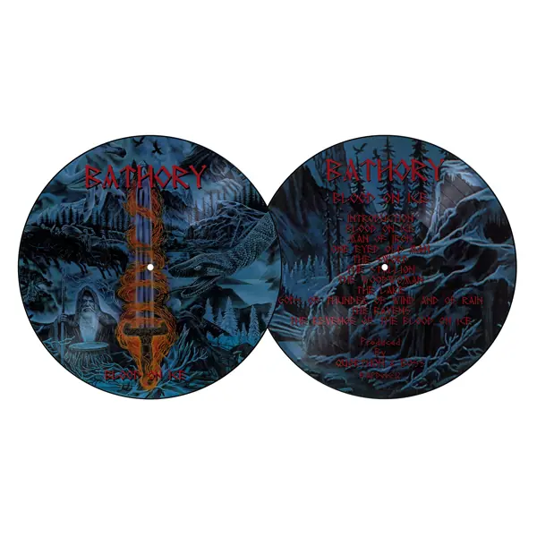 BATHORY · Blood On Ice | PICTURE DISC LP BATHORY · Blood On Ice | PICTURE DISC LP (Heavy Metal Vinyl)