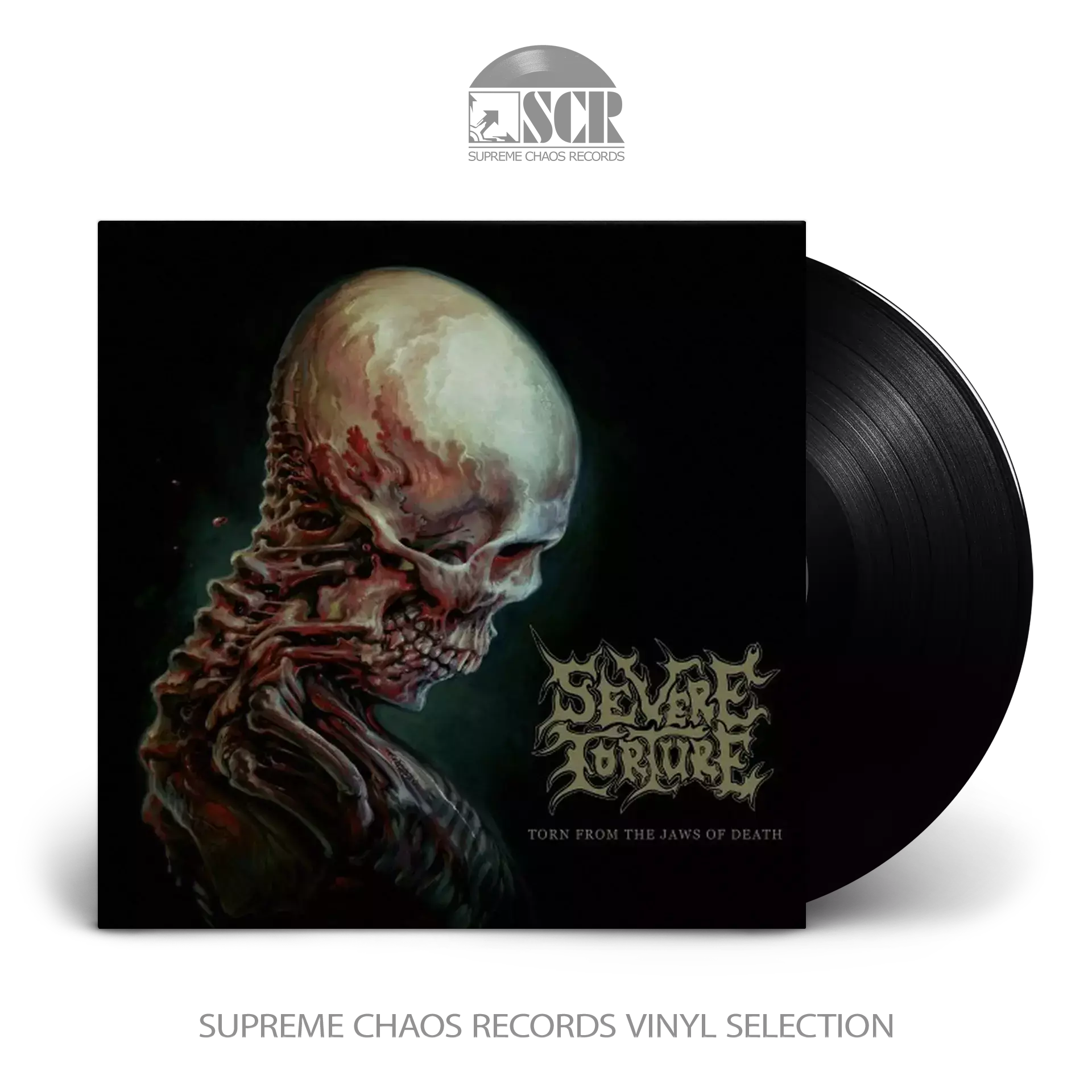 SEVERE TORTURE - Torn from the Jaws of Death · BLACK LP SEVERE TORTURE - Torn from the Jaws of Death · BLACK LP (Brutal Death Metal Vinyl)
