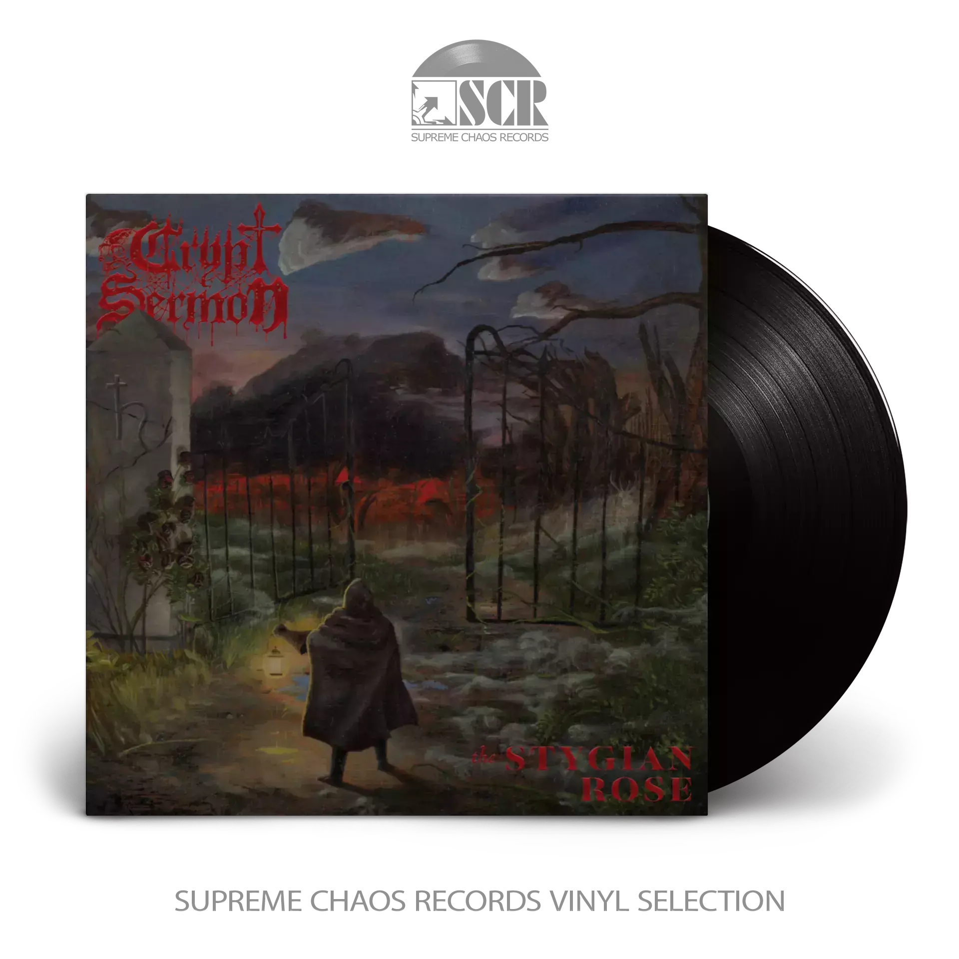 CRYPT SERMON - The Stygian Rose · BLACK LP CRYPT SERMON - The Stygian Rose · BLACK LP (Doom Metal Vinyl)