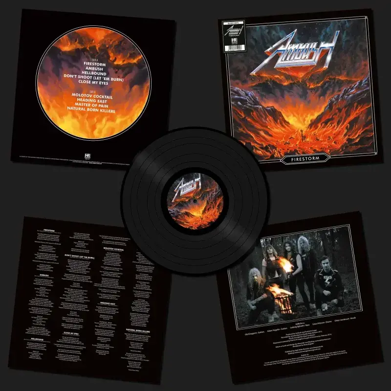 AMBUSH - Firestorm · BLACK LP (Heavy Metal Vinyl) · Bild 2