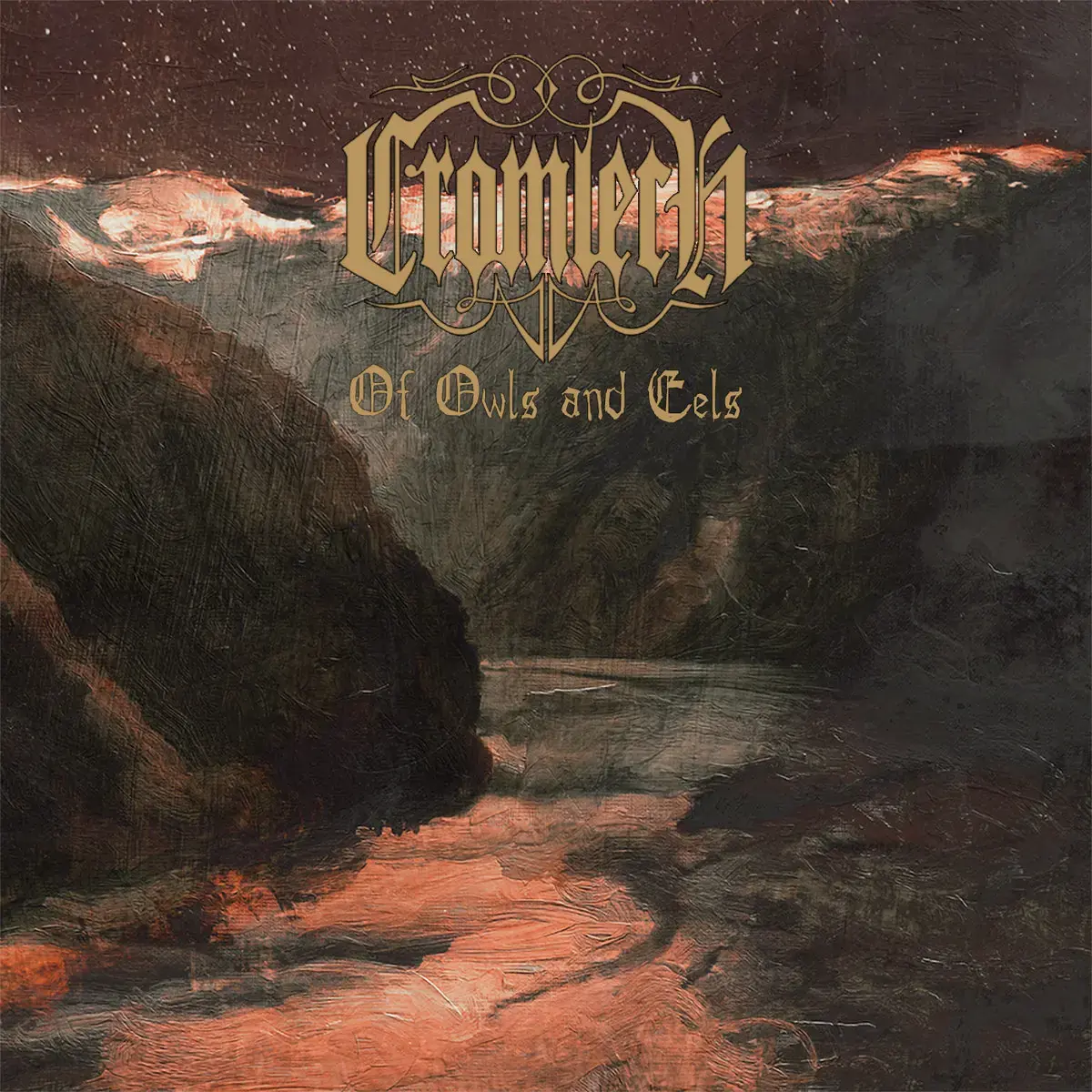 CROMLECH - Of Owls And Eels · ORANGE LP (Black Metal Vinyl) · Bild 1