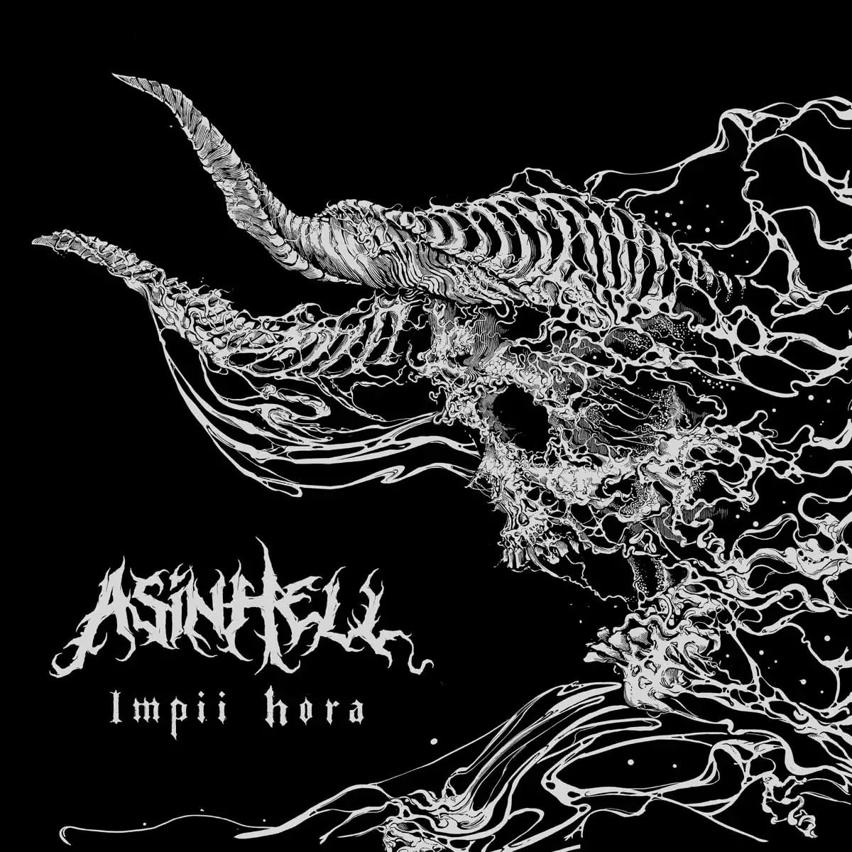 ASINHELL · Impii Hora | WHITE LP · Bild 1 ASINHELL · Impii Hora | WHITE LP (Death Metal Vinyl) · Bild 1