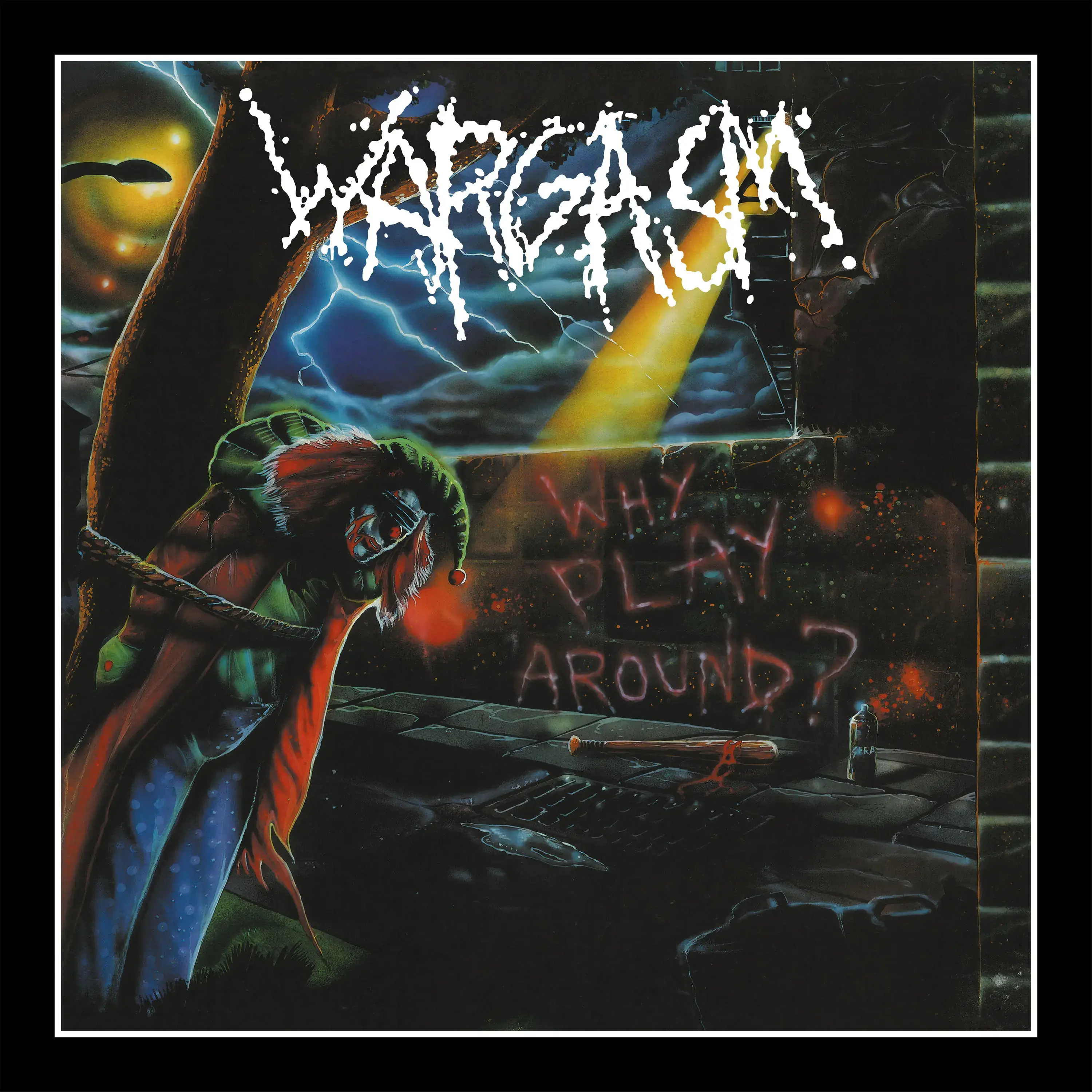 WARGASM - Why Play Around? · BLACK/BLUE LP (Thrash Metal Vinyl) · Bild 1