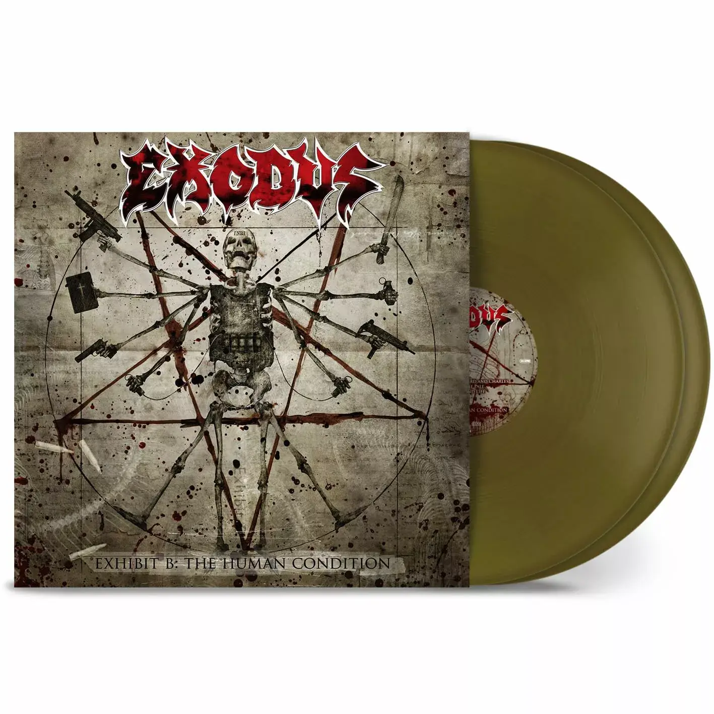 EXODUS · The Human Condition: Exhibit B | GOLD 2LP EXODUS · The Human Condition: Exhibit B | GOLD 2LP (Thrash Metal Vinyl)