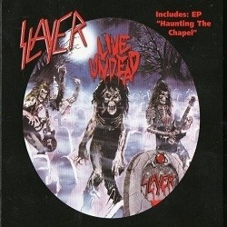 SLAYER - Live Undead/Haunting The Chapel · RSD BLUE/WHITE LP SLAYER - Live Undead/Haunting The Chapel · RSD BLUE/WHITE LP (Thrash Metal Vinyl)