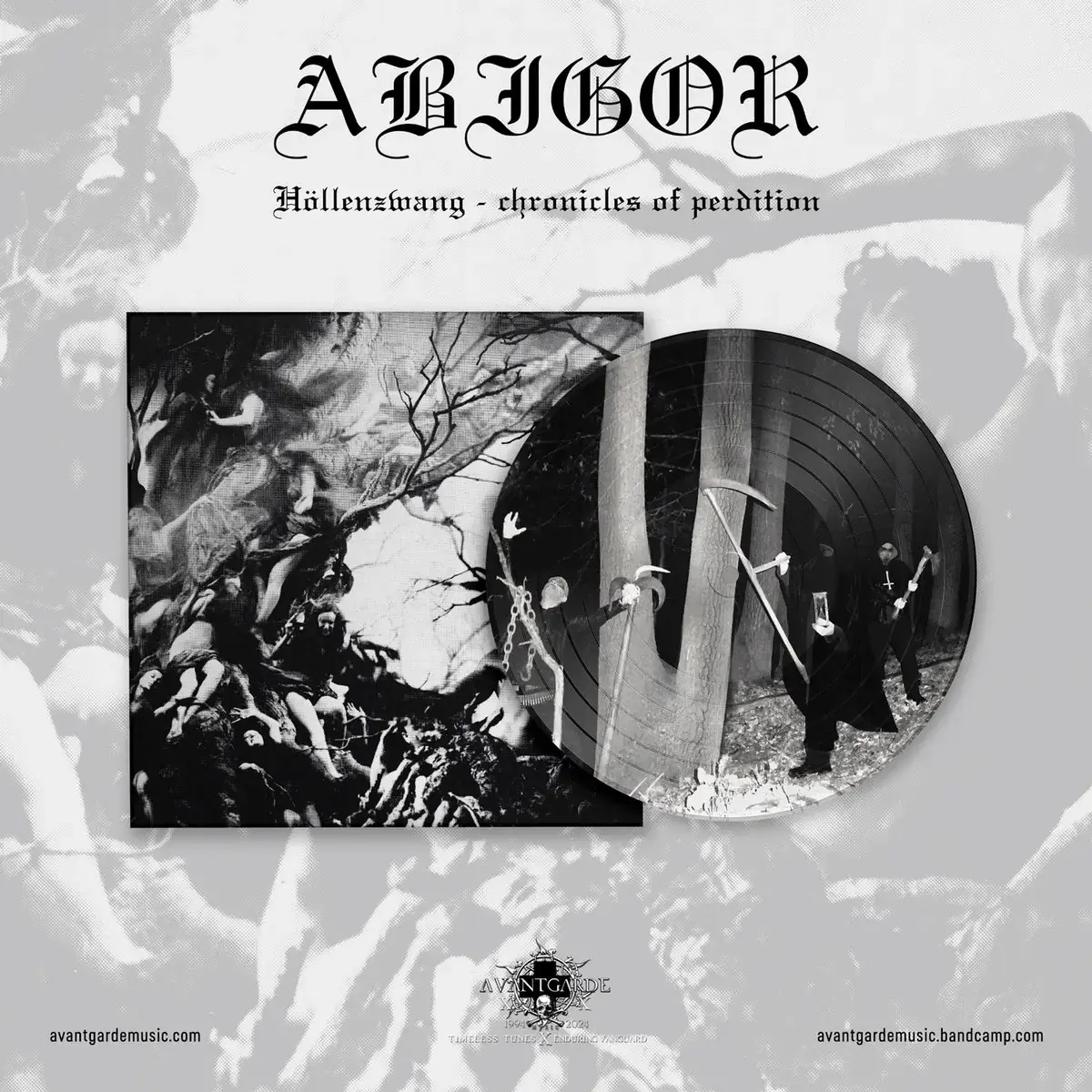 ABIGOR - Höllenzwang, The Chronicles Of Perdition · PICTURE DISC LP ABIGOR - Höllenzwang, The Chronicles Of Perdition · PICTURE DISC LP (Black Metal Vinyl)