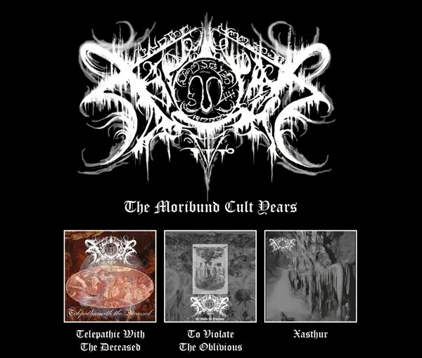 XASTHUR · The Moribund Cult Years | 3CD BOXSET XASTHUR · The Moribund Cult Years | 3CD BOXSET (Black Metal CDs)