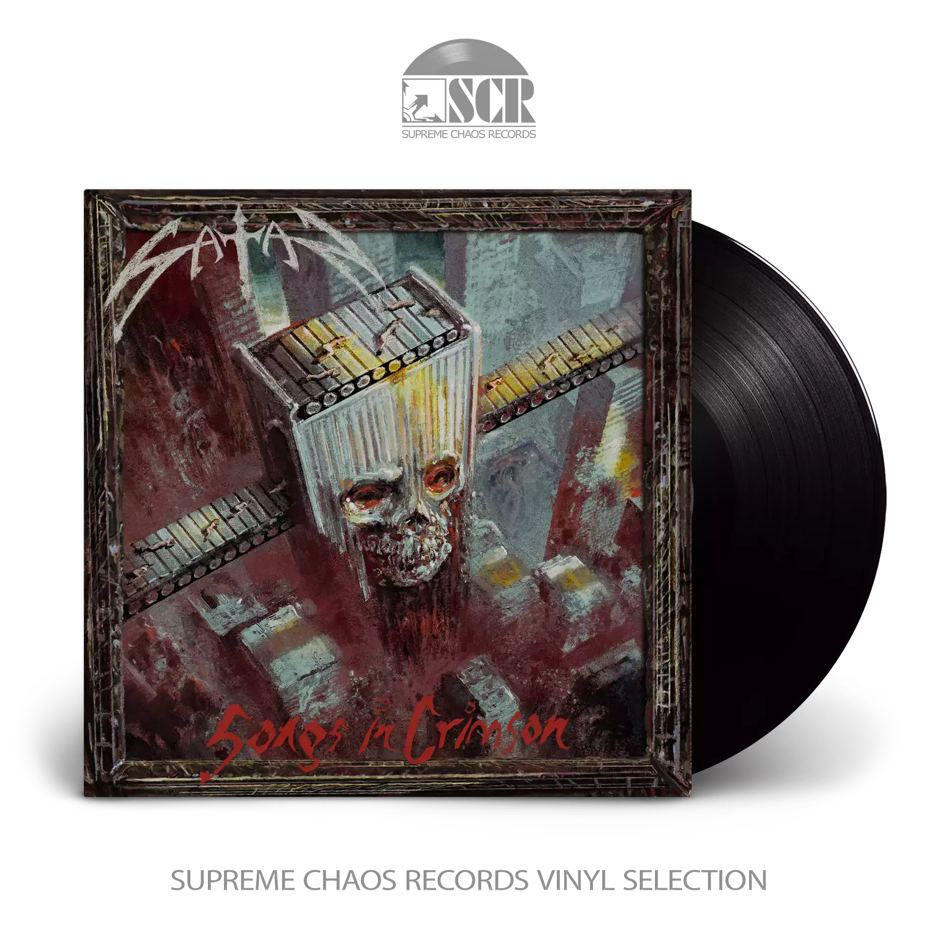 SATAN · Songs in Crimson | BLACK LP SATAN · Songs in Crimson | BLACK LP (Heavy Metal Vinyl)