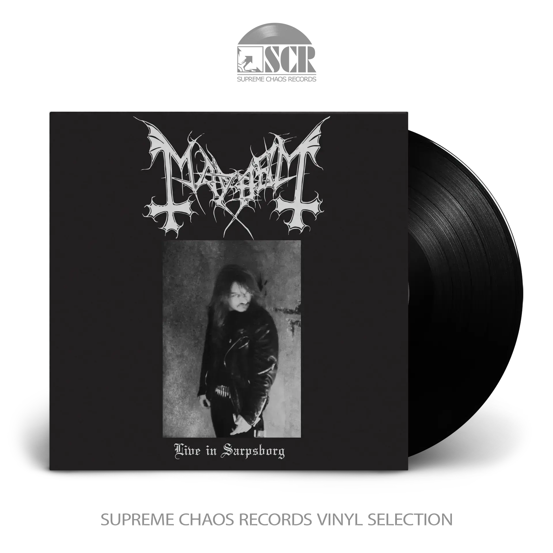 MAYHEM - Live In Sarpsborg · BLACK LP MAYHEM - Live In Sarpsborg · BLACK LP (Black Metal Vinyl)