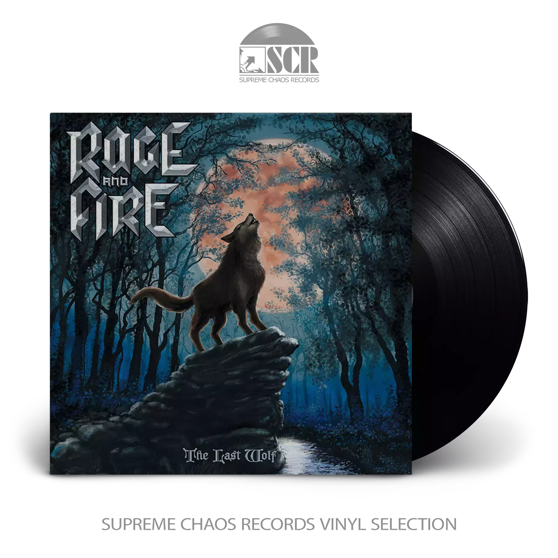 RAGE AND FIRE · The Last Wolf | BLACK LP RAGE AND FIRE · The Last Wolf | BLACK LP (Heavy Metal Vinyl)