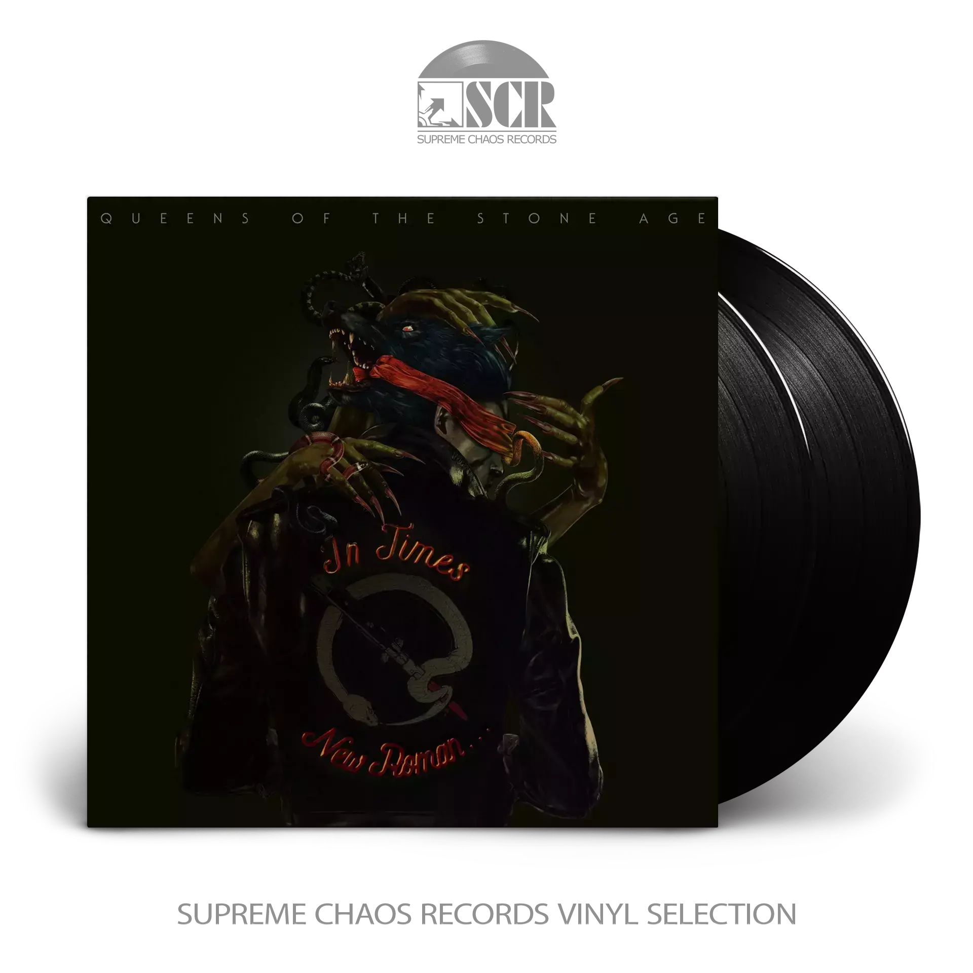 QUEENS OF THE STONE AGE · In Times New Roman... | BLACK 2LP QUEENS OF THE STONE AGE · In Times New Roman... | BLACK 2LP (Alternative Rock Vinyl)