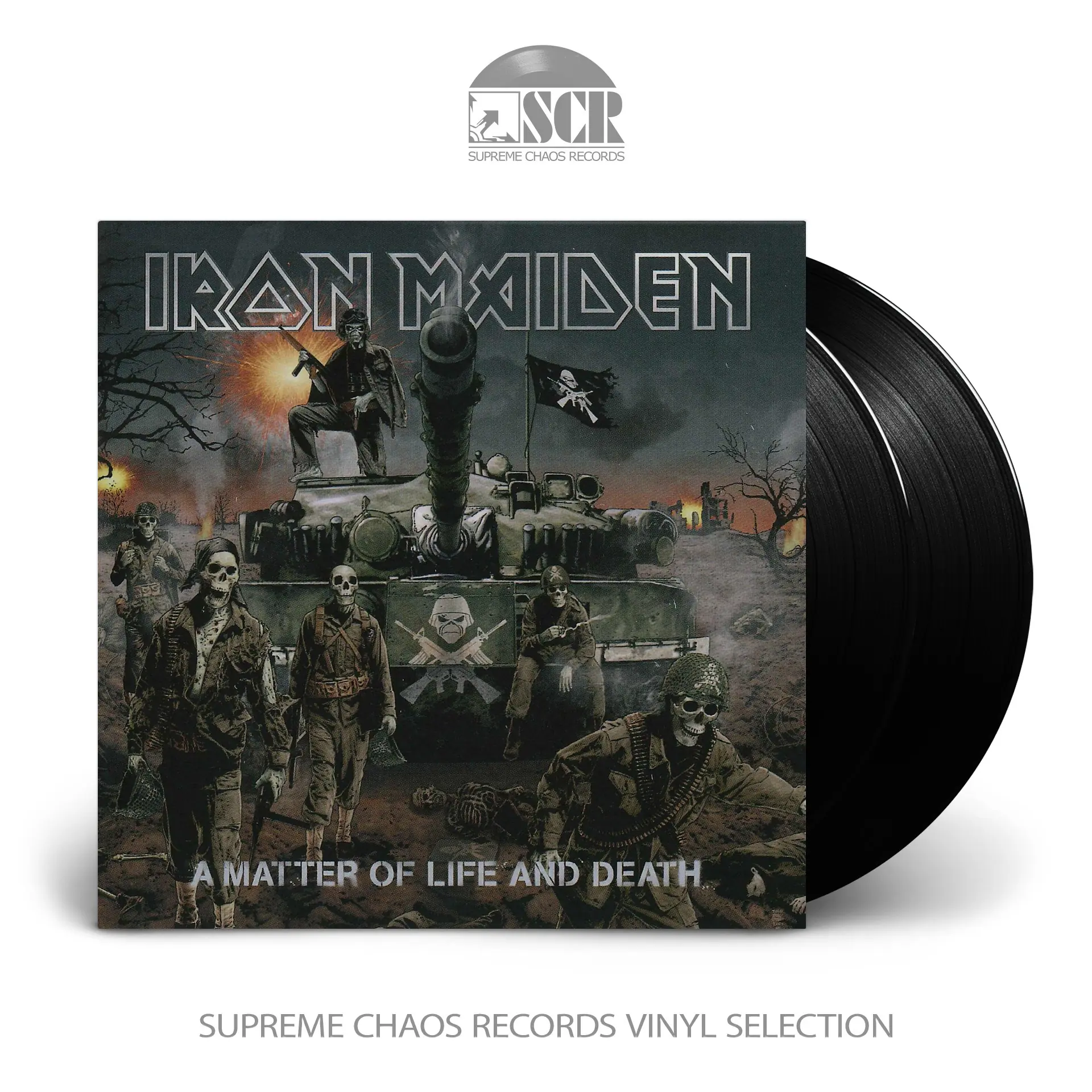 IRON MAIDEN - A Matter Of Life And Death · BLACK 2LP (Heavy Metal Vinyl)
