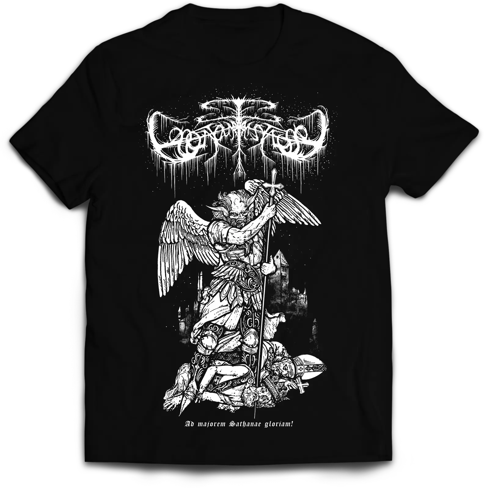 BONJOUR TRISTESSE · Lightbearer | T-SHIRT BONJOUR TRISTESSE · Lightbearer | T-SHIRT (Black Metal Clothes)