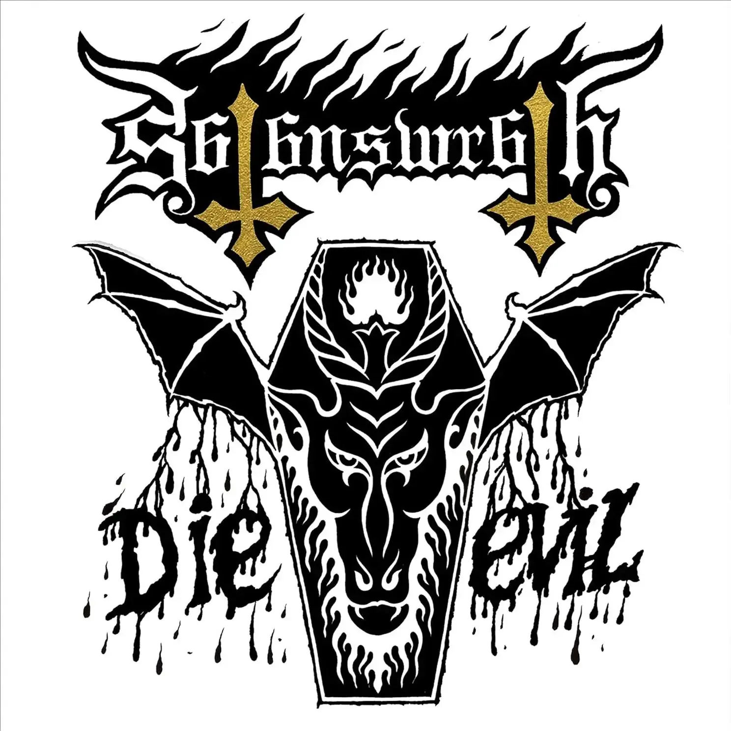 SATAN'S WRATH - Die Evil · BLACK LP (Black Metal Vinyl) · Bild 1