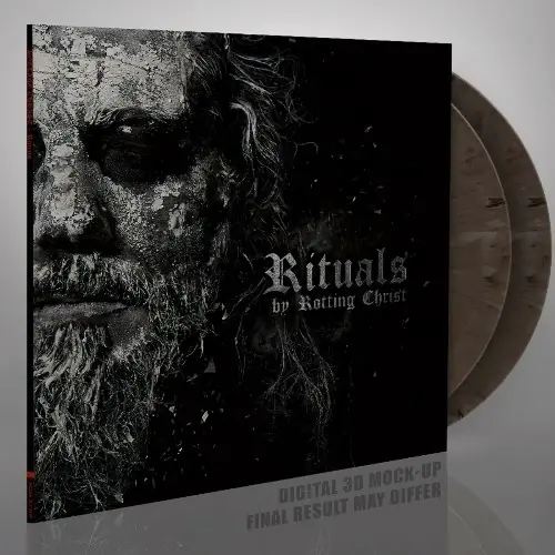 ROTTING CHRIST - Rituals · SILVER/BLACK MARBLED 2LP (Black Metal Vinyl)
