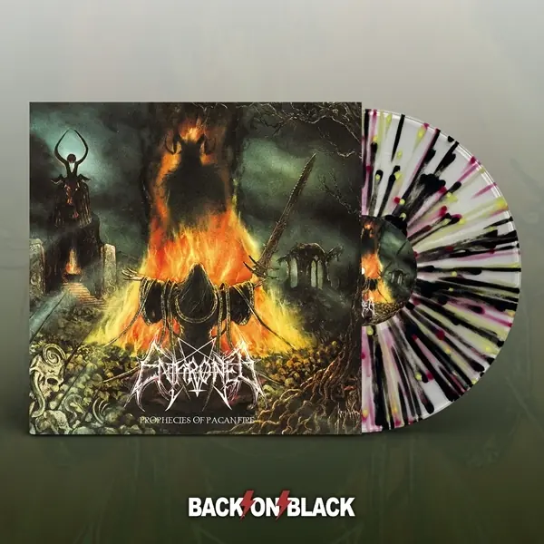 ENTHRONED · Prophecies Of Pagan Fire (B-Stock) | CLEAR/RED/YELLOW/BLACK SPLATTER 2LP (Black Metal Vinyl)