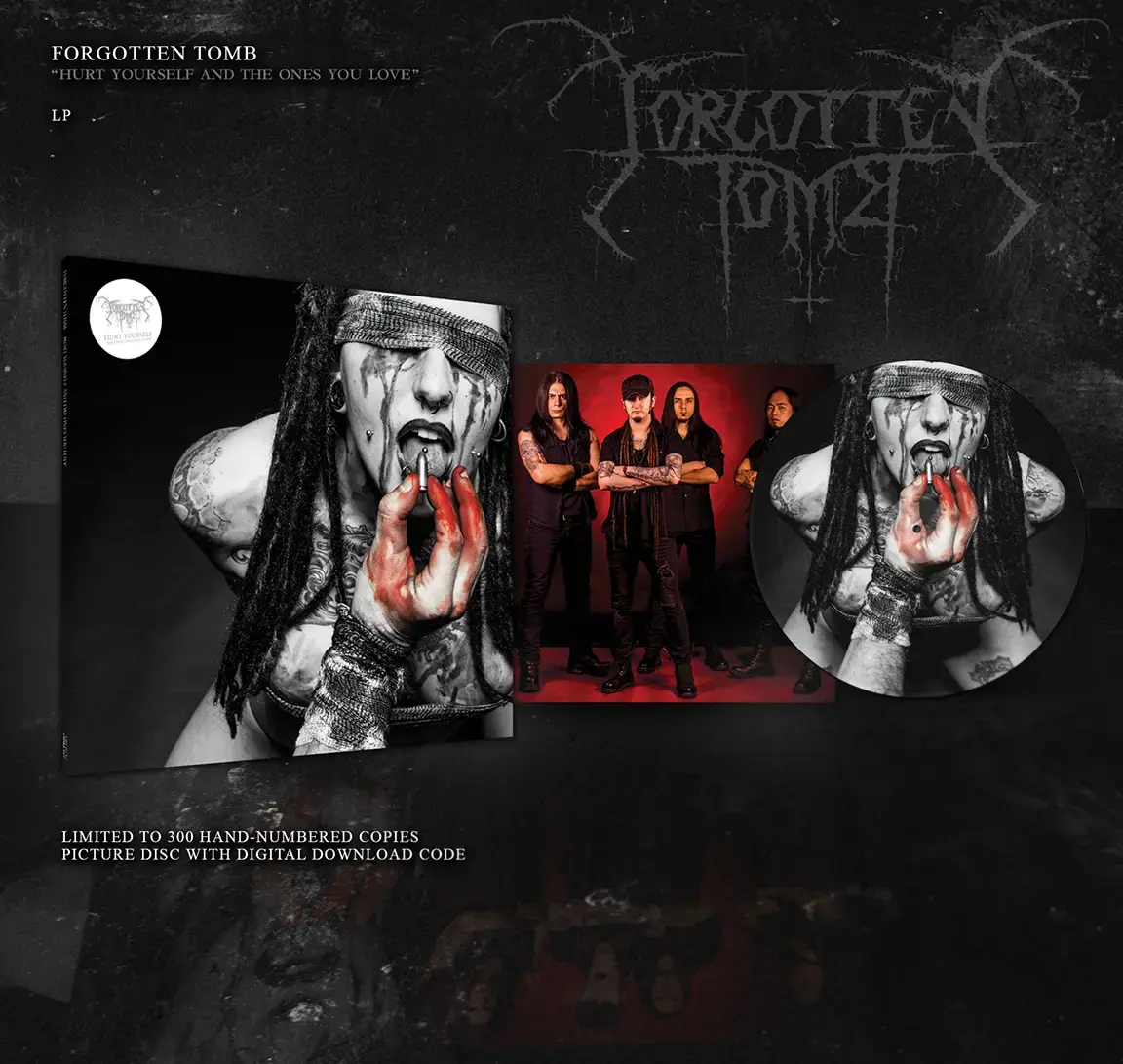 FORGOTTEN TOMB - Hurt Yourself And The Ones You Love · PICTURE LP (Black Metal/Doom Metal Vinyl)
