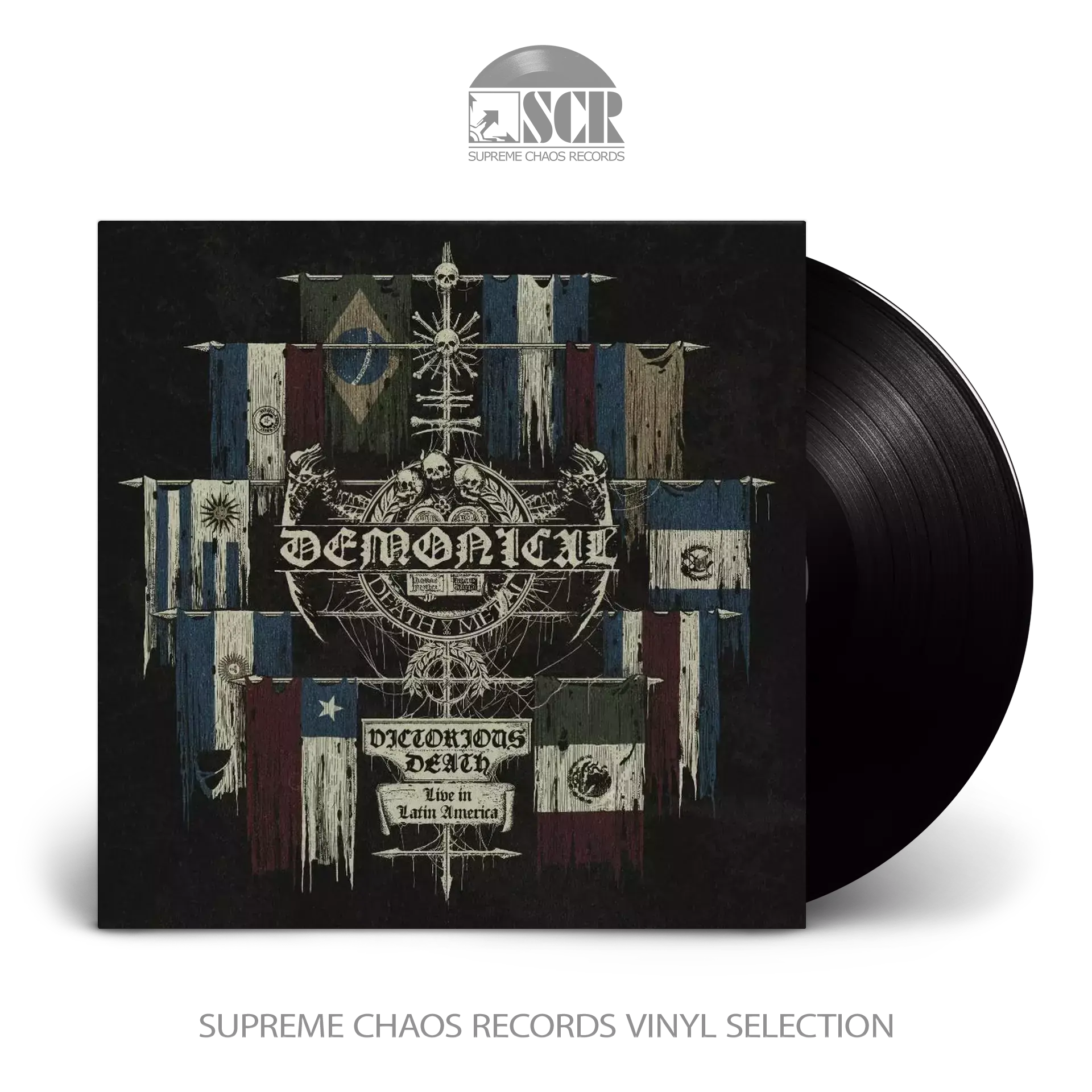 DEMONICAL · Victorious Death - Live in Latin America | BLACK LP (Death Metal Vinyl)