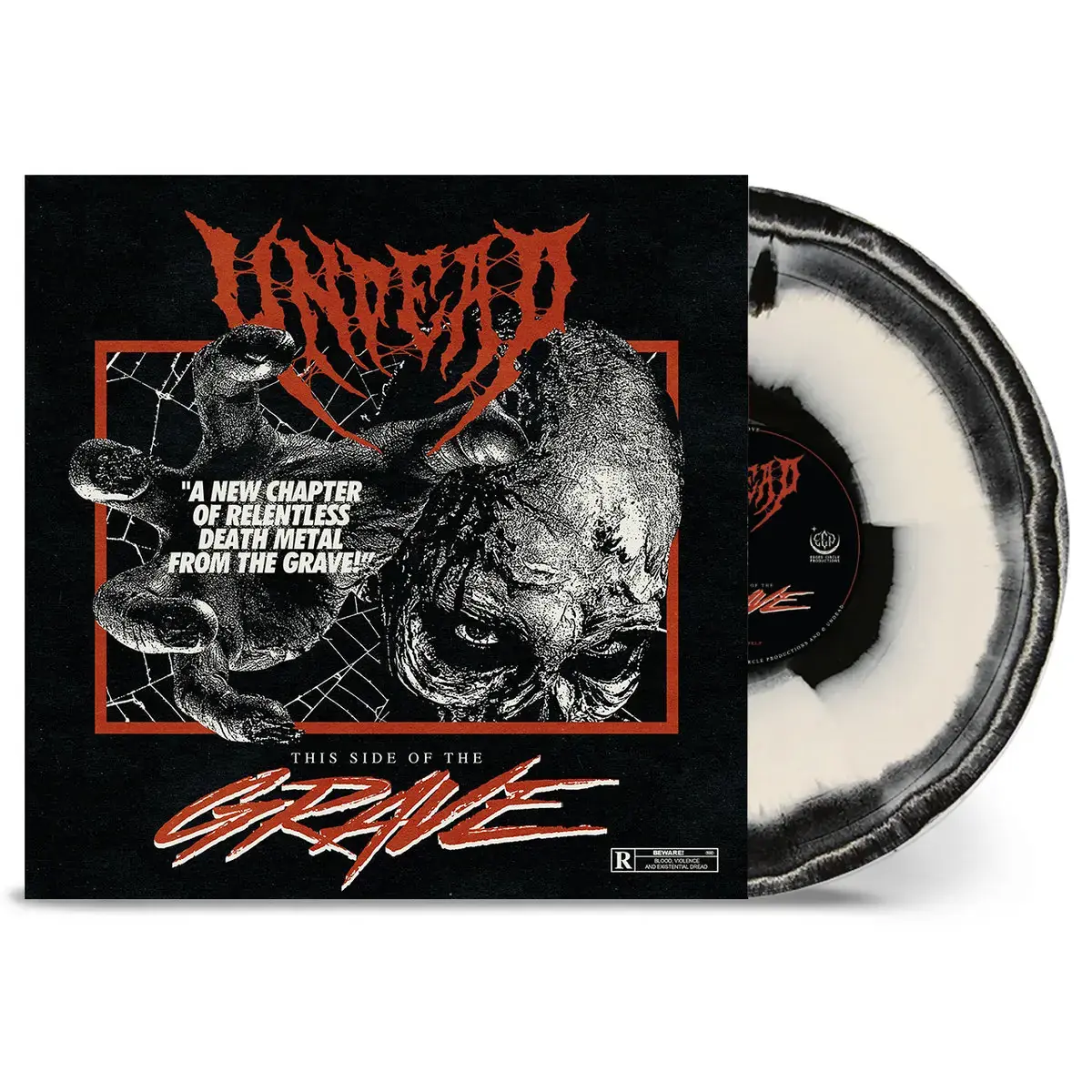 UNDEAD · This Side Of The Grave | BLACK/WHITE SWIRL LP (Death Metal Vinyl)
