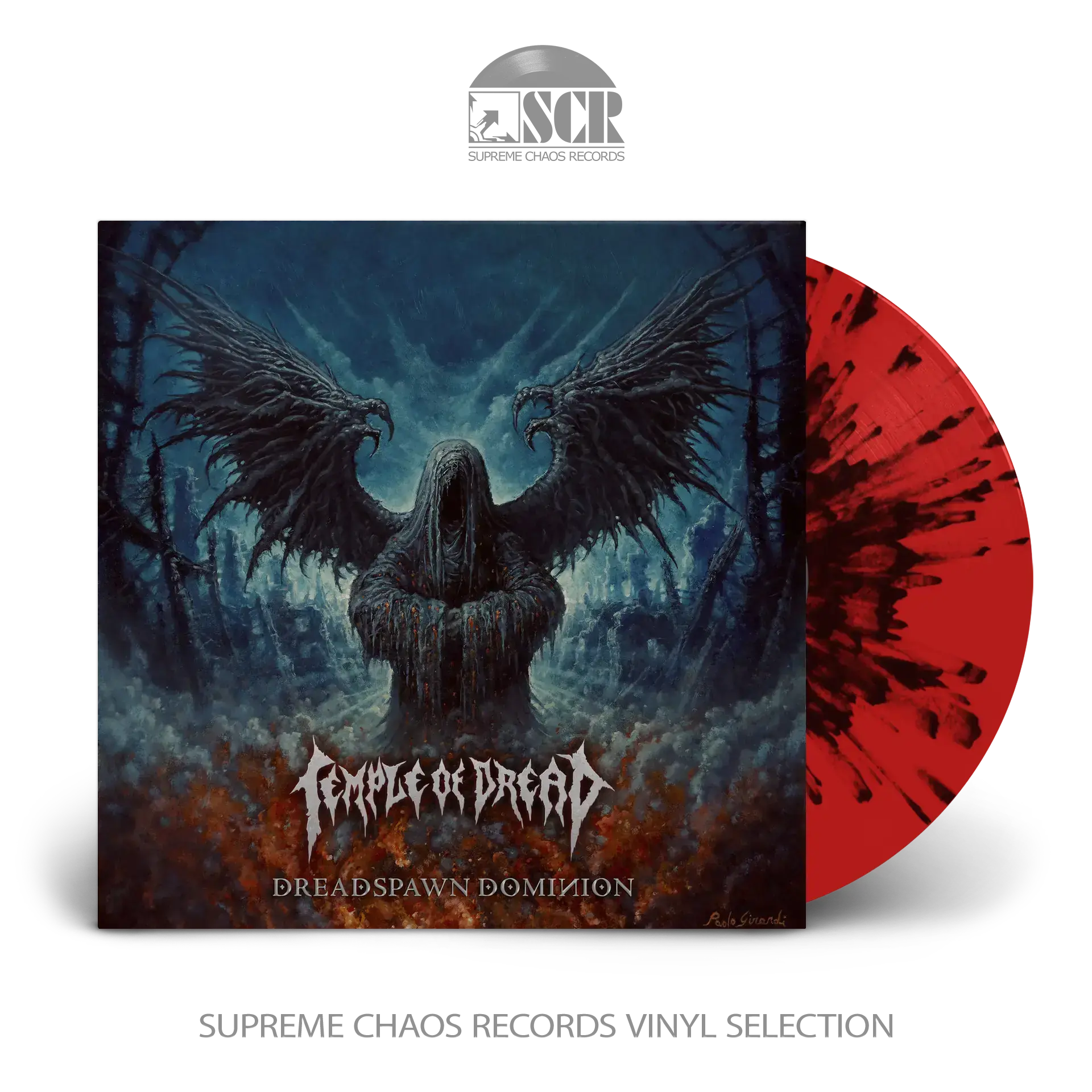 TEMPLE OF DREAD · Dreadspawn Dominion | RED SPLATTER LP (Death Metal Vinyl)