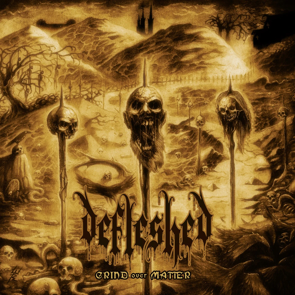 DEFLESHED · Grind Over Matter | BLOOD SPLATTER LP (Death Metal Vinyl) · Bild 1