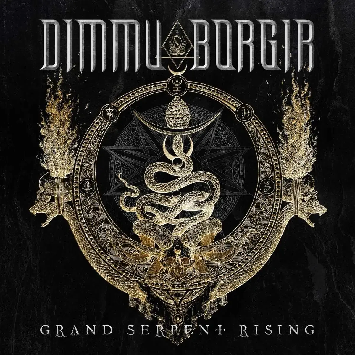 DIMMU BORGIR · Grand Serpent Rising | DARK GREEN 2LP (Black Metal Vinyl) · Bild 1