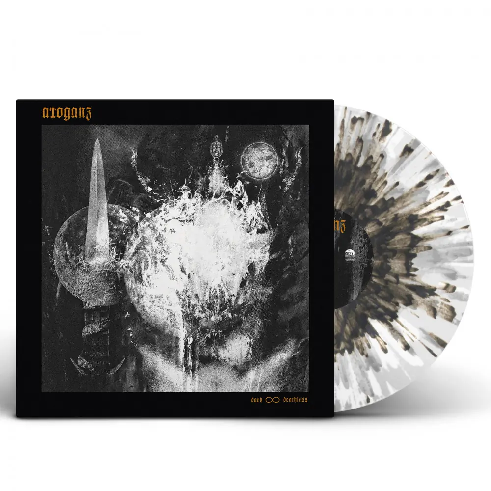 ARROGANZ - dark and deathless · SPLATTER LP ARROGANZ - dark and deathless · SPLATTER LP (Death Metal Vinyl)