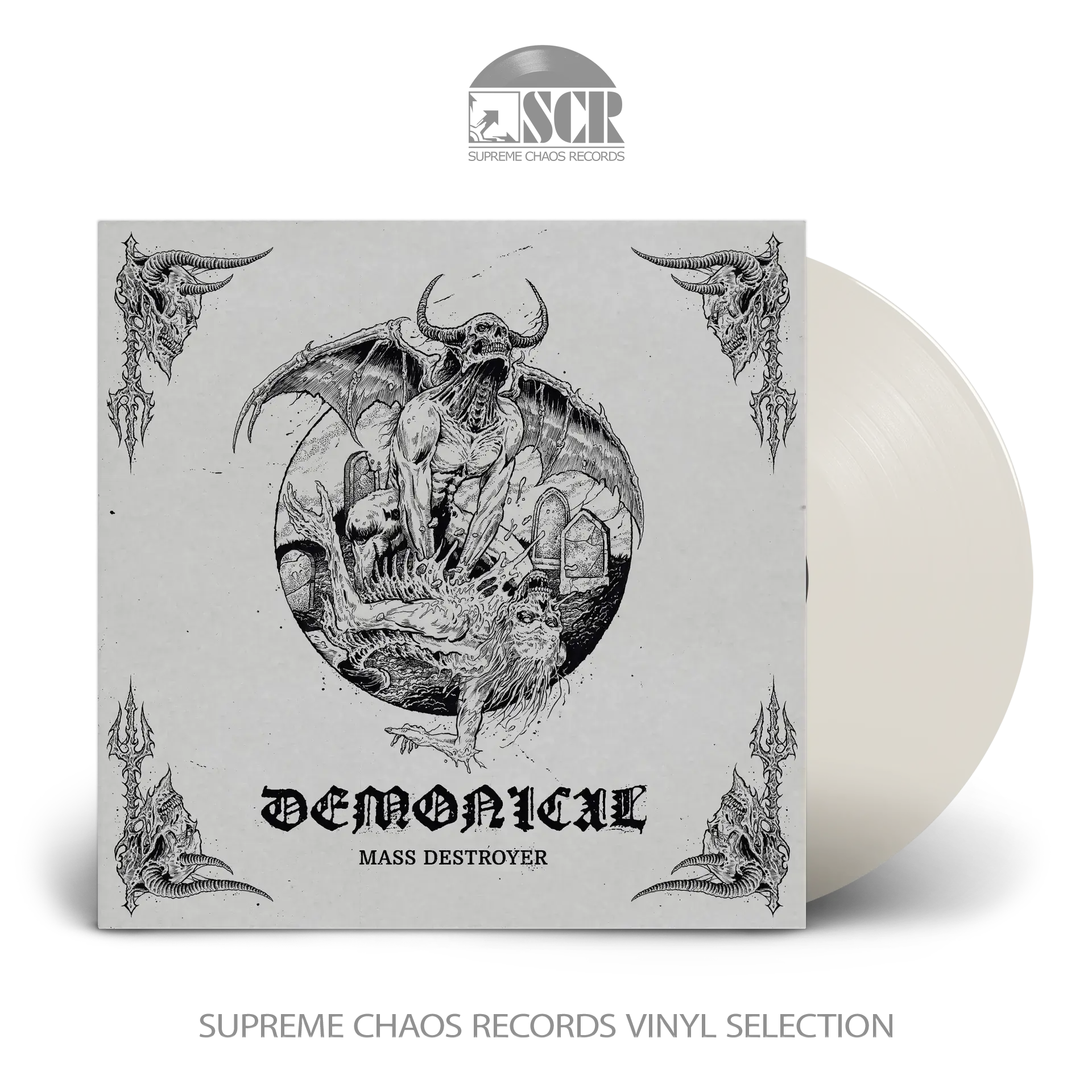 DEMONICAL - Mass Destroyer · CLEAR LP (Death Metal Vinyl)