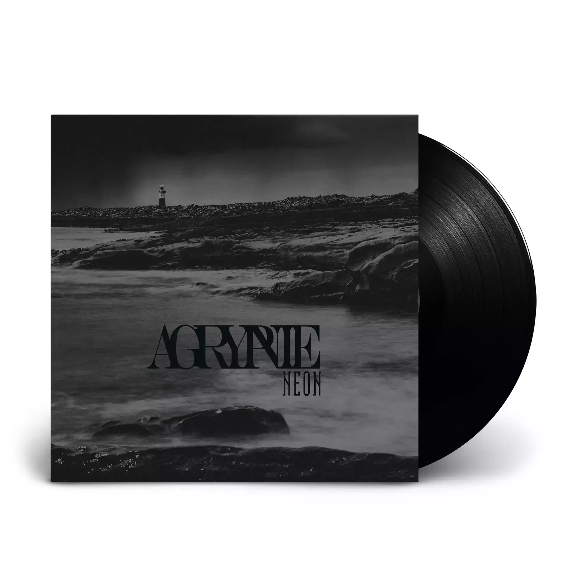 AGRYPNIE · Neon | BLACK 7" EP (Black Metal/Alternative Rock Vinyl)