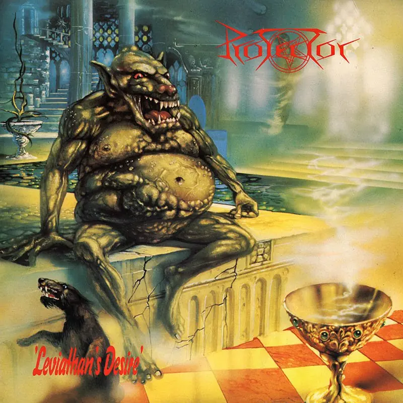 PROTECTOR - Leviathan's Desire · CLEAR/YELLOW LP (Thrash Metal/Death Metal Vinyl) · Bild 1