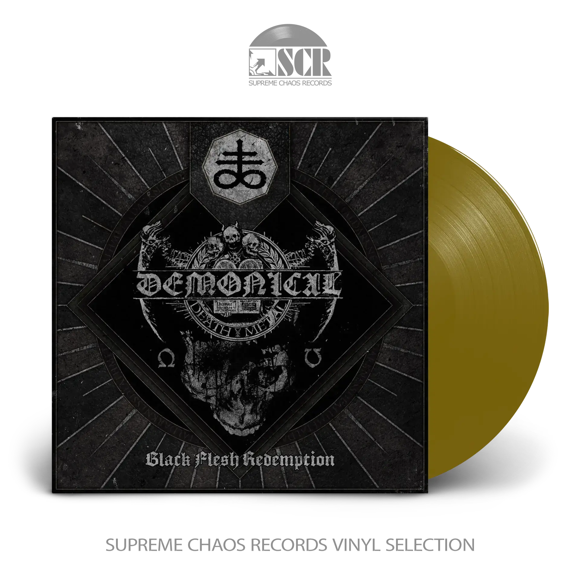 DEMONICAL - Black Flesh Redemption · GOLD LP (Death Metal Vinyl)