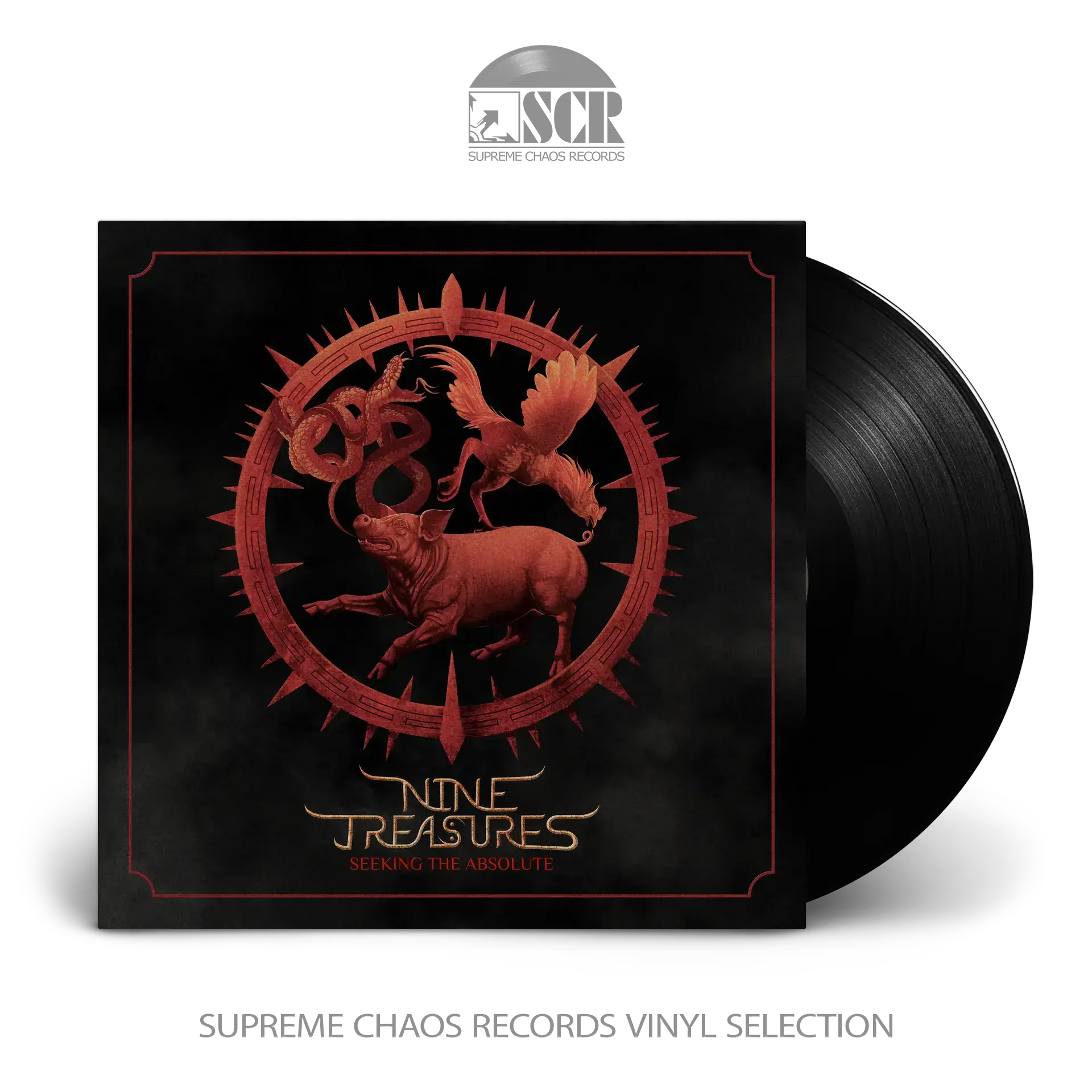 NINE TREASURES - Seeking The Absolute · BLACK LP NINE TREASURES - Seeking The Absolute · BLACK LP (Heavy Metal Vinyl)