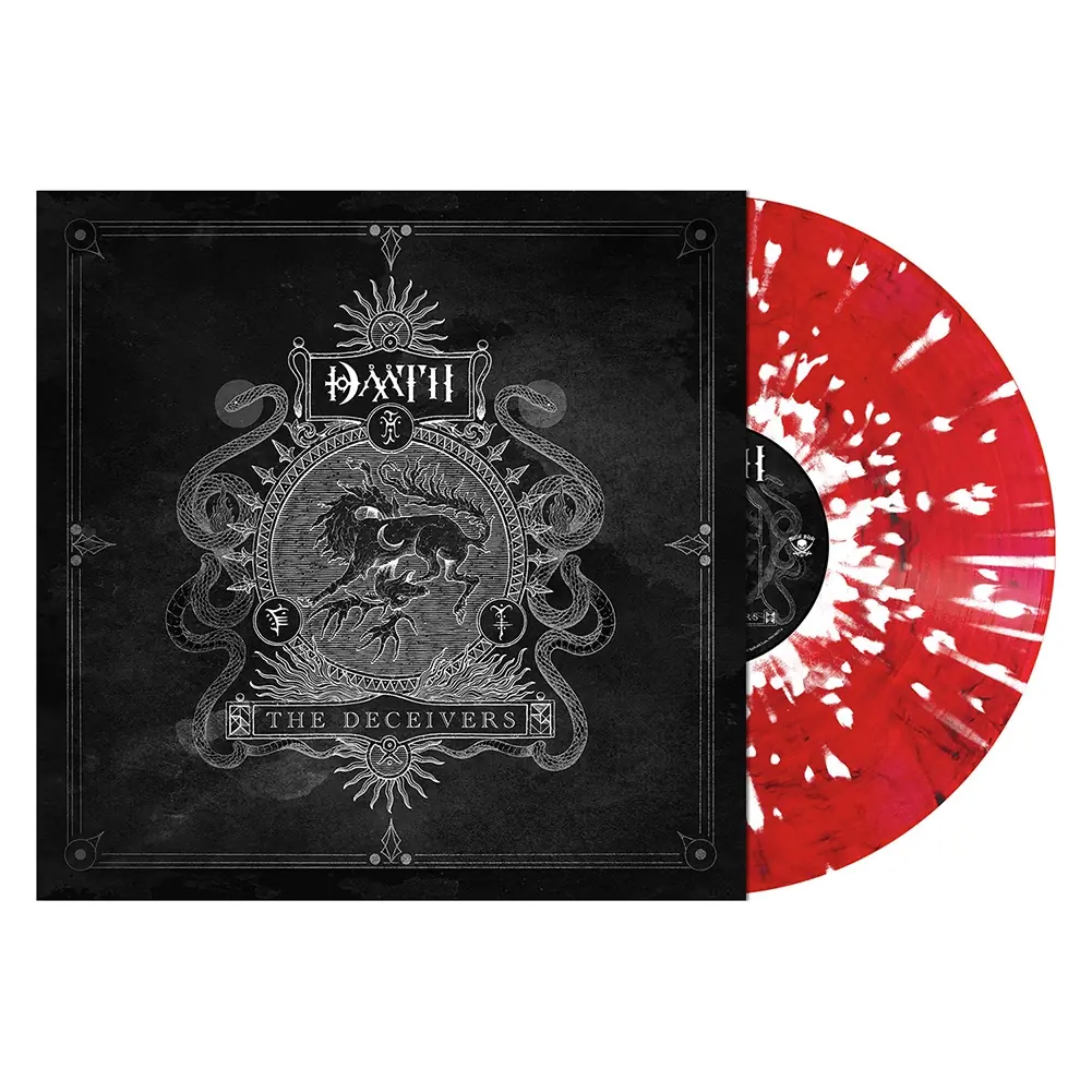 DAATH - The Deceivers · BLOOD RED/BLACK SMOKE/WHITE SPLATTER LP DAATH - The Deceivers · BLOOD RED/BLACK SMOKE/WHITE SPLATTER LP (Progressive Metal Vinyl)