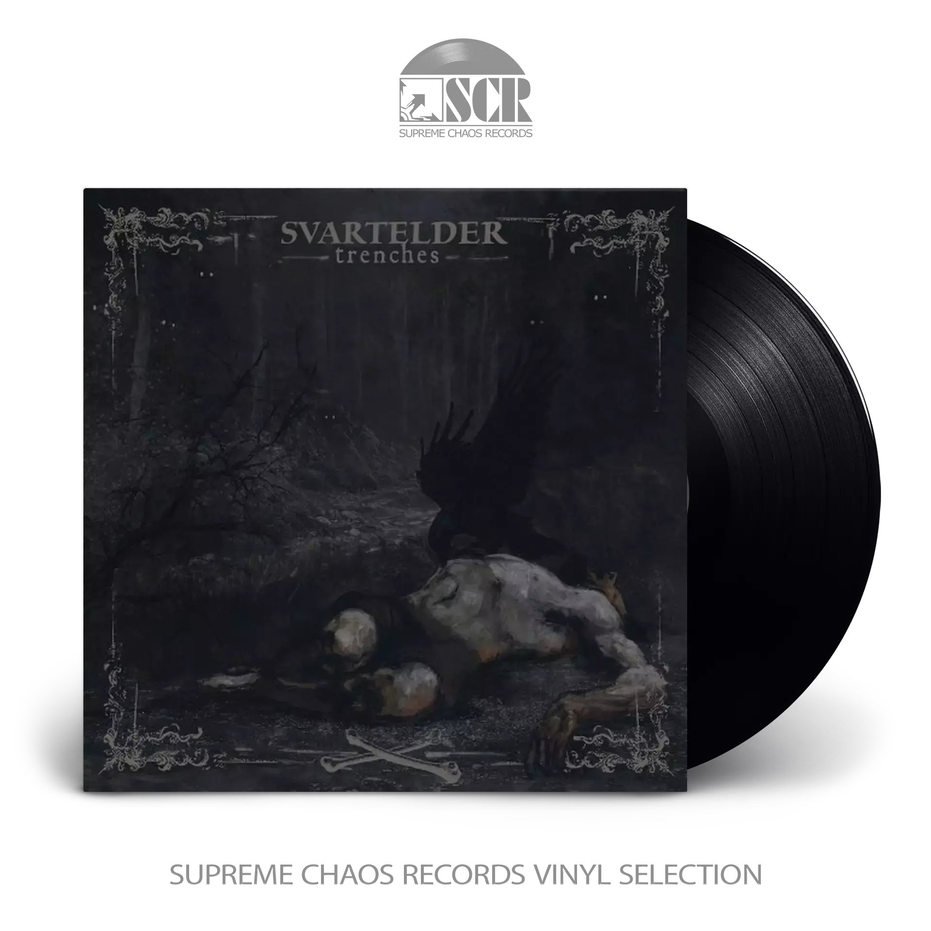 SVARTELDER · Trenches | BLACK LP (Black Metal Vinyl)