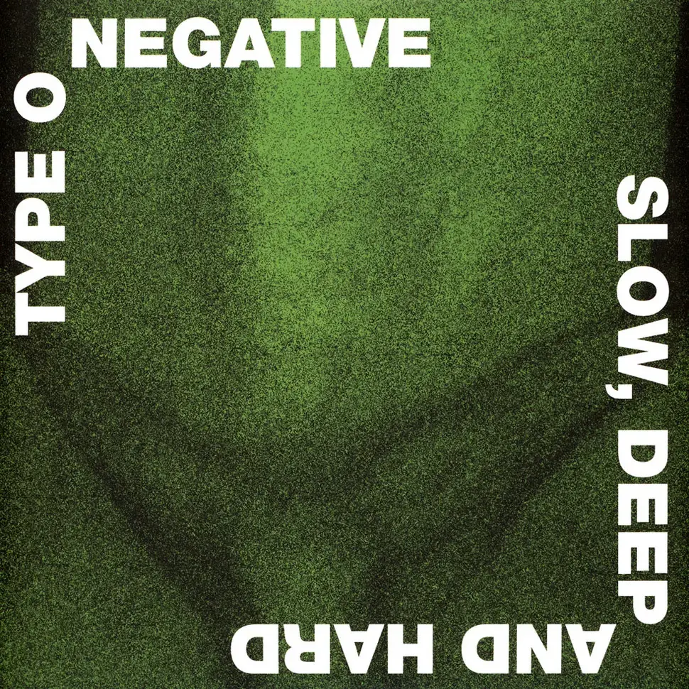 TYPE O NEGATIVE - Slow Deep And Hard · GREEN/BLACK MARBLED 2LP (Doom Metal/Gothic Metal Vinyl) · Bild 1