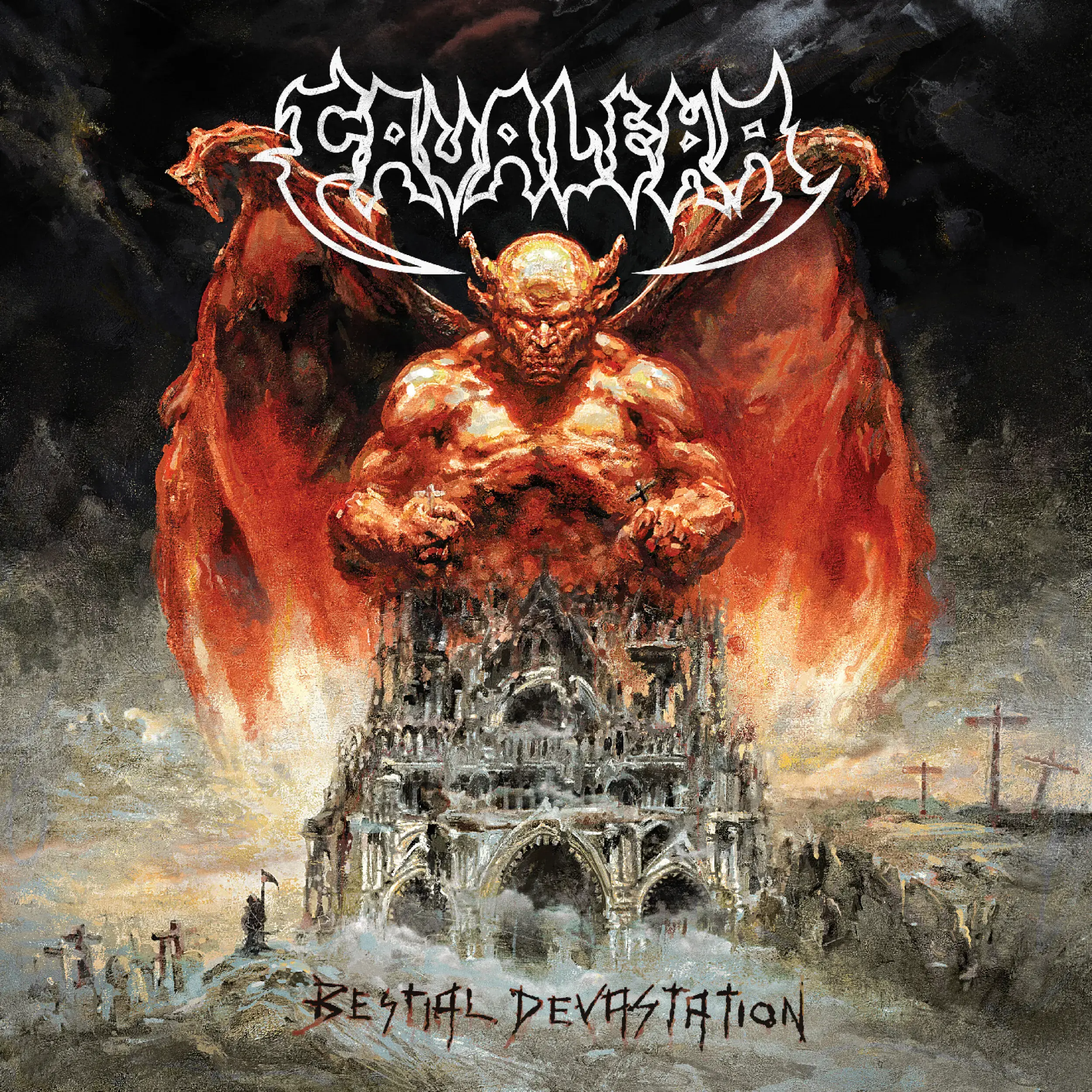 CAVALERA · Bestial Devastation | ORANGE LP · Bild 1 CAVALERA · Bestial Devastation | ORANGE LP (Death Metal Vinyl) · Bild 1