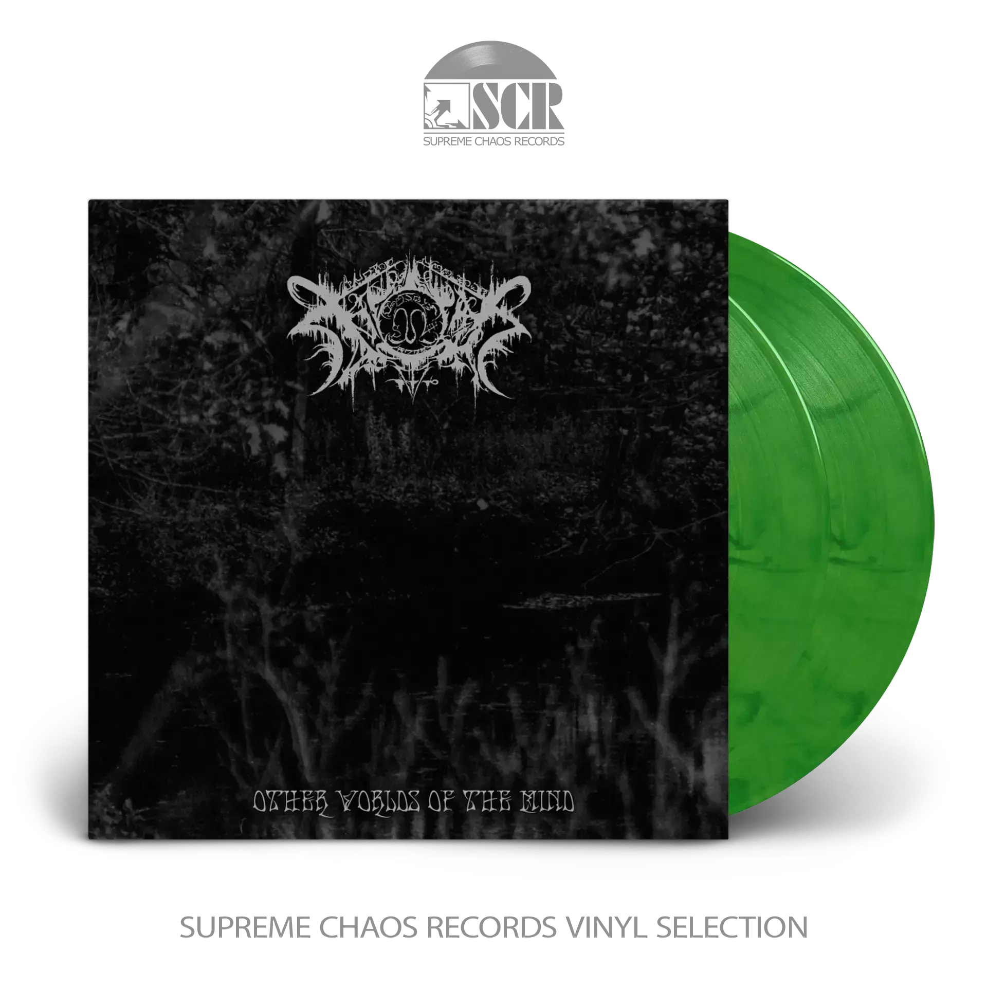 Xasthur · Other Worlds of the Mind | GREEN/BLACK Marbled 2LP