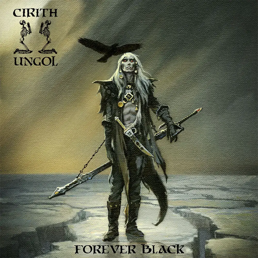 CIRITH UNGOL - Forever Black (5th Anniversary Edition) · BLACK/WHITE SPLATTER LP · Bild 1 CIRITH UNGOL - Forever Black (5th Anniversary Edition) · BLACK/WHITE SPLATTER LP (Heavy Metal Vinyl) · Bild 1