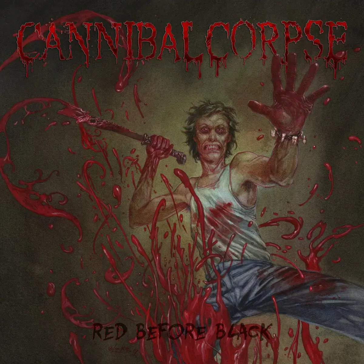CANNIBAL CORPSE - Red Before Black · BLACK LP (Death Metal Vinyl) · Bild 1
