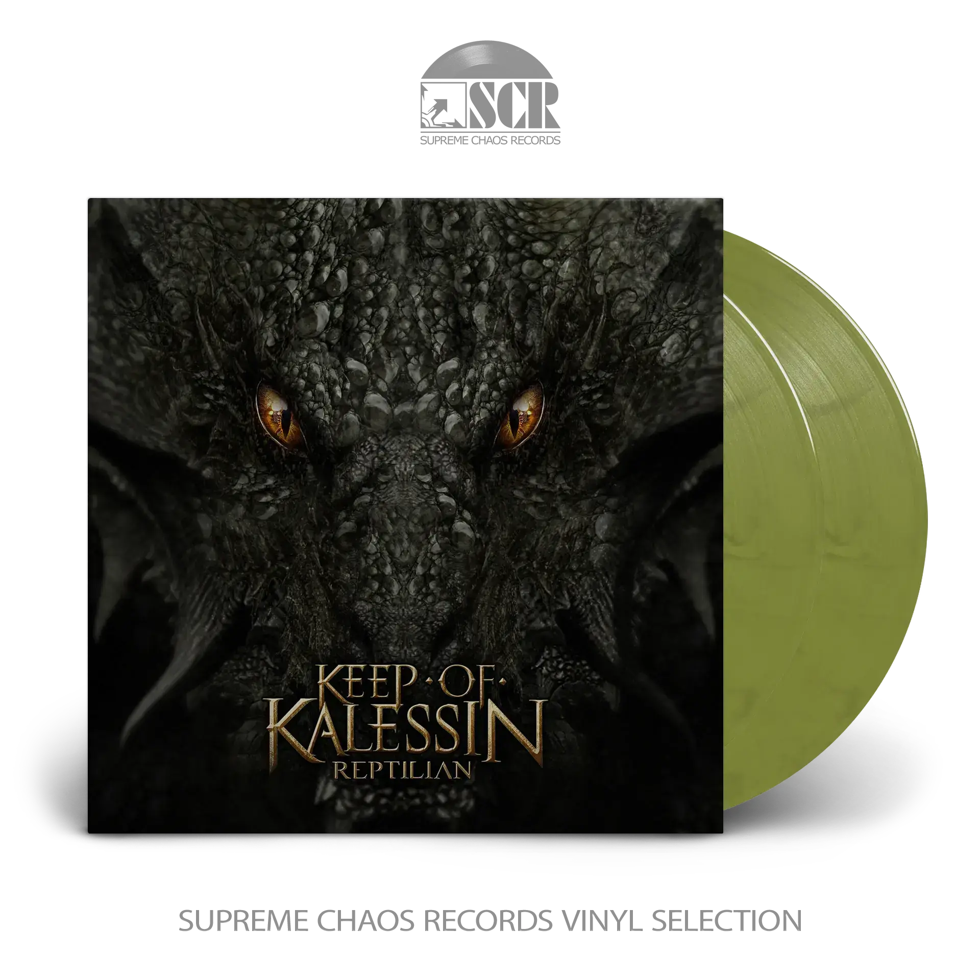 KEEP OF KALESSIN - Reptilian · LIME/WHITE/BLACK 2LP (Black Metal Vinyl)