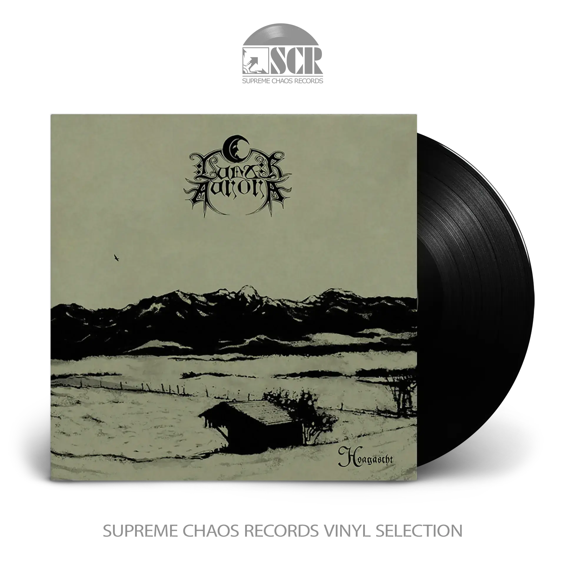 LUNAR AURORA · Hoagascht | BLACK LP LUNAR AURORA · Hoagascht | BLACK LP (Black Metal Vinyl)