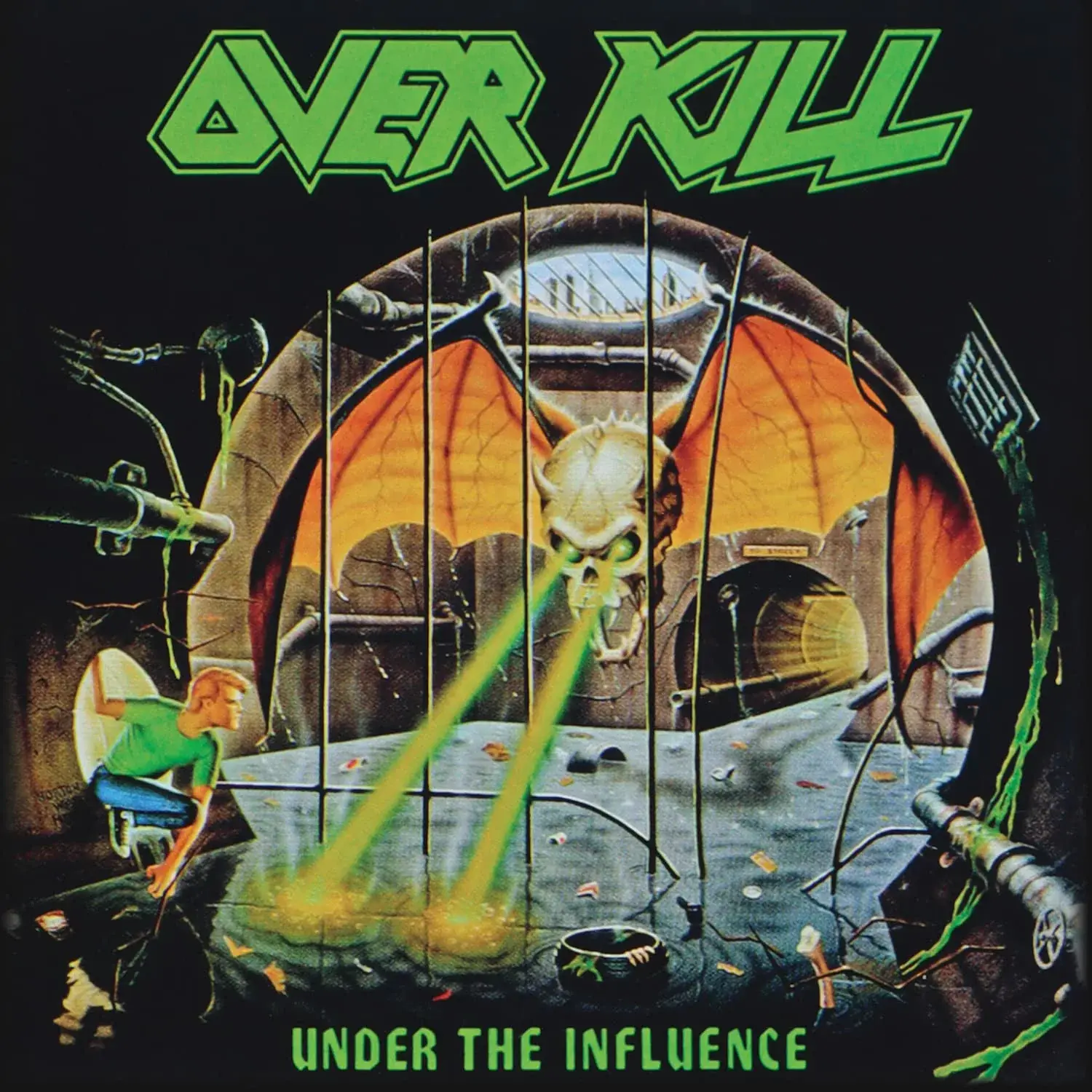 OVERKILL · Under The Influence | YELLOW MARBLED LP (Thrash Metal Vinyl) · Bild 1