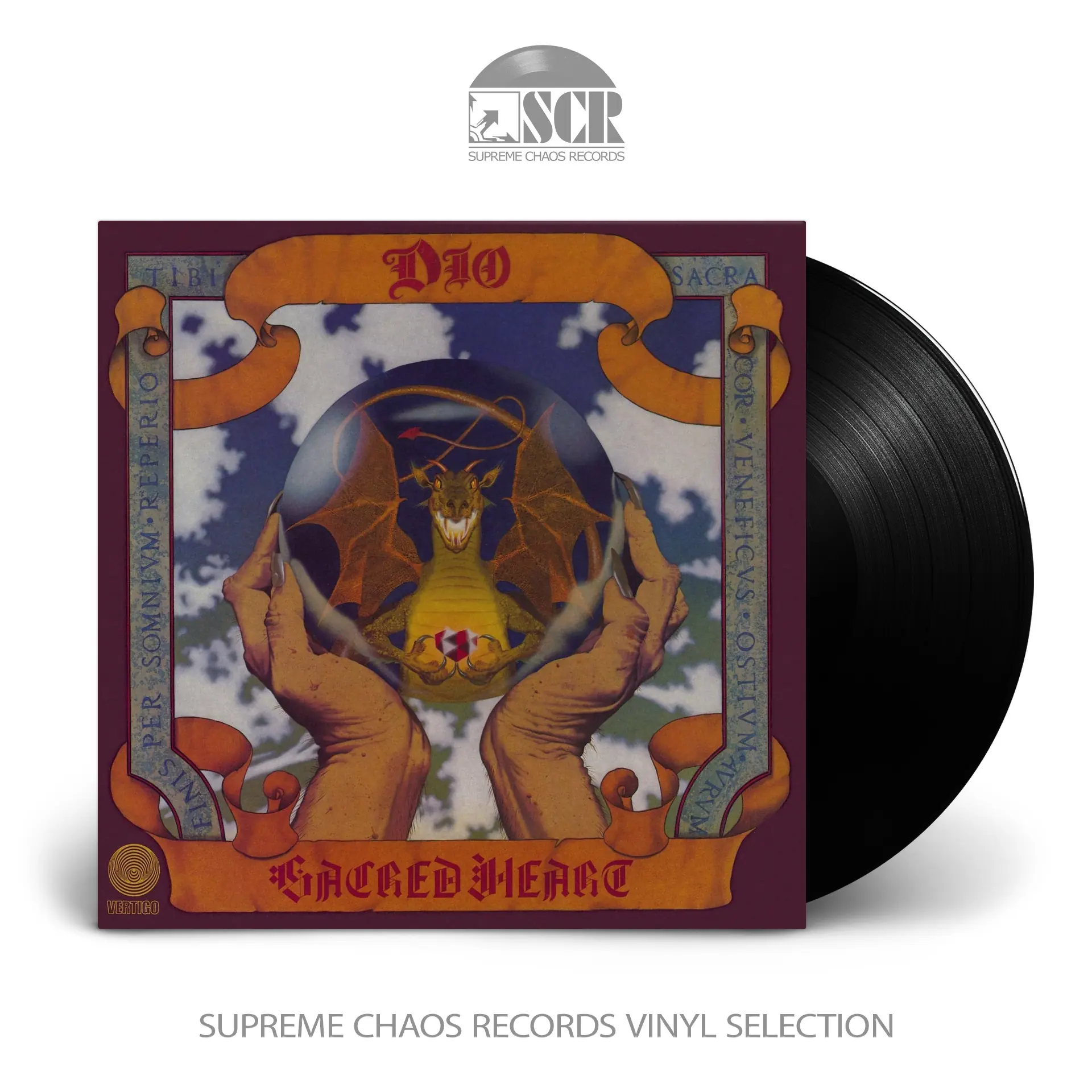 DIO - Sacred Heart (Remastered) · BLACK LP (Heavy Metal Vinyl)