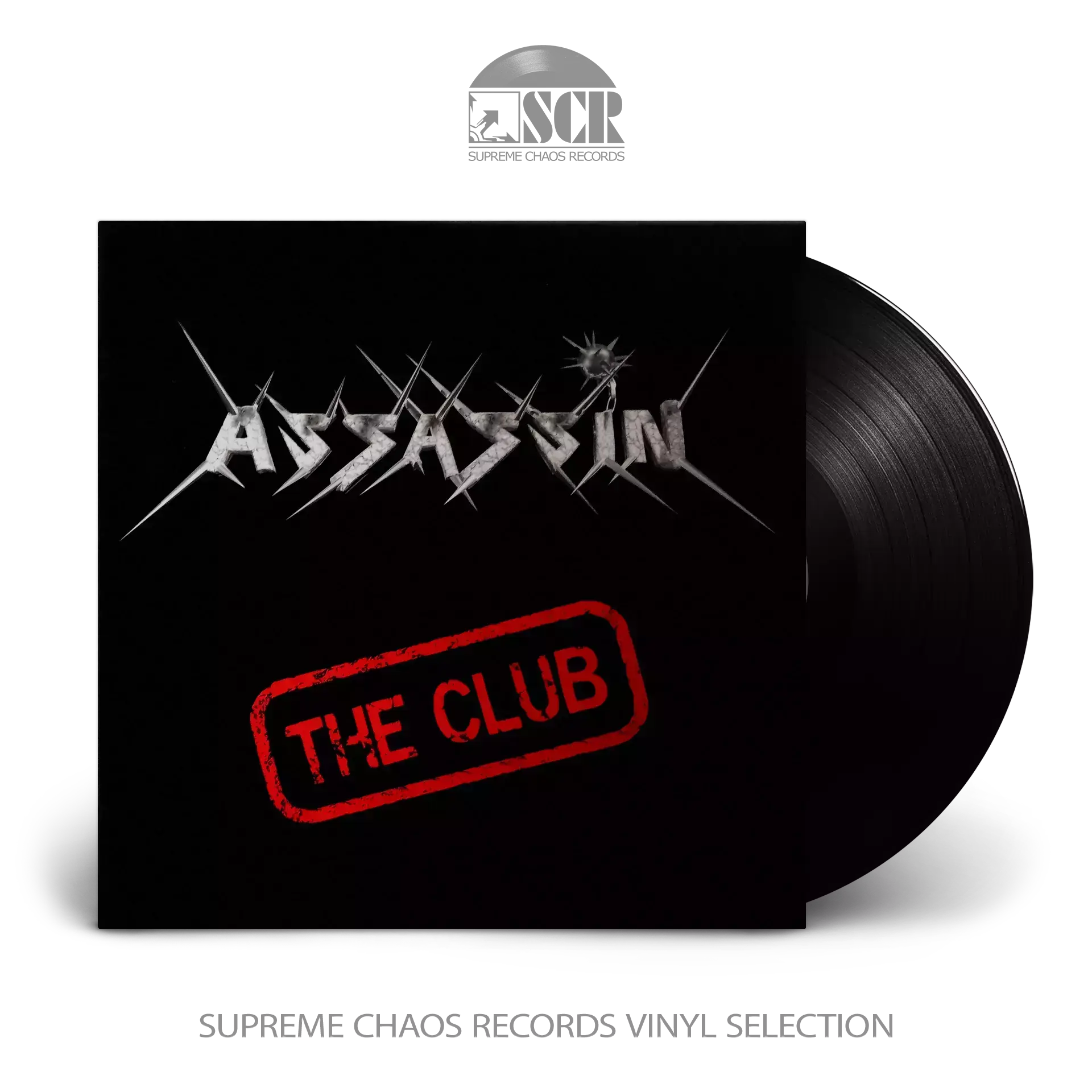 ASSASSIN - The Club · BLACK LP (Thrash Metal Vinyl)