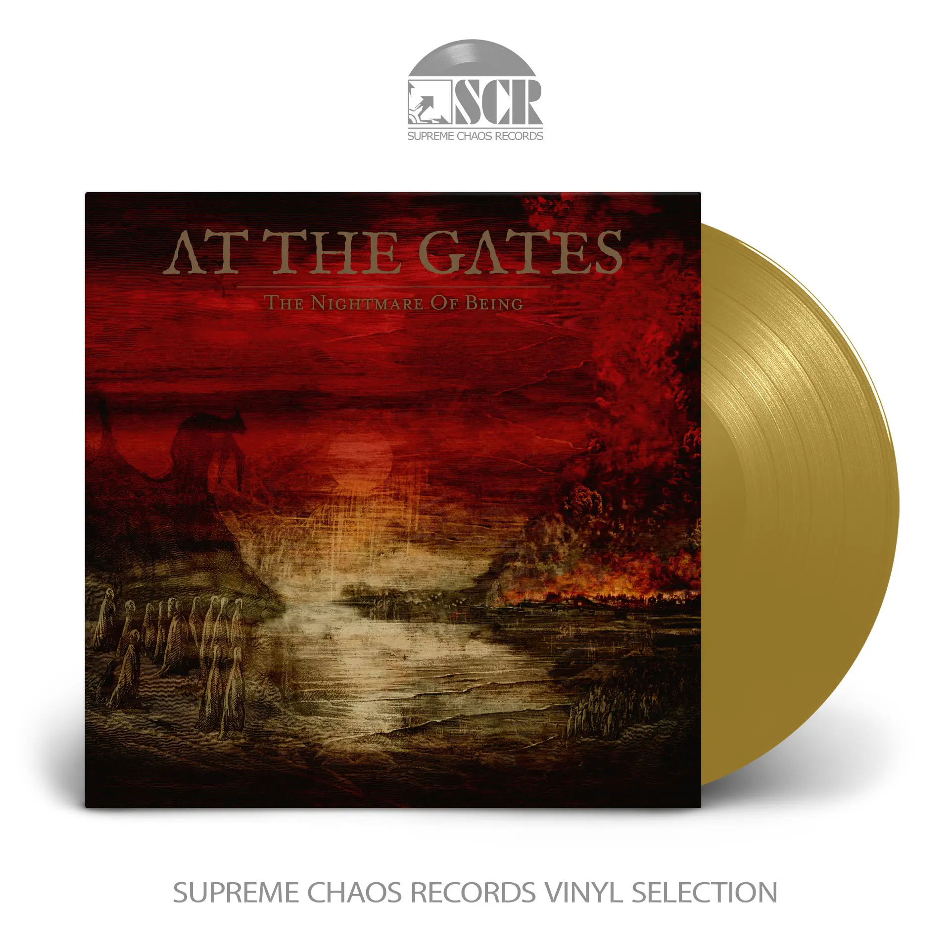 AT THE GATES - The Nightmare Of Being · GOLD LP