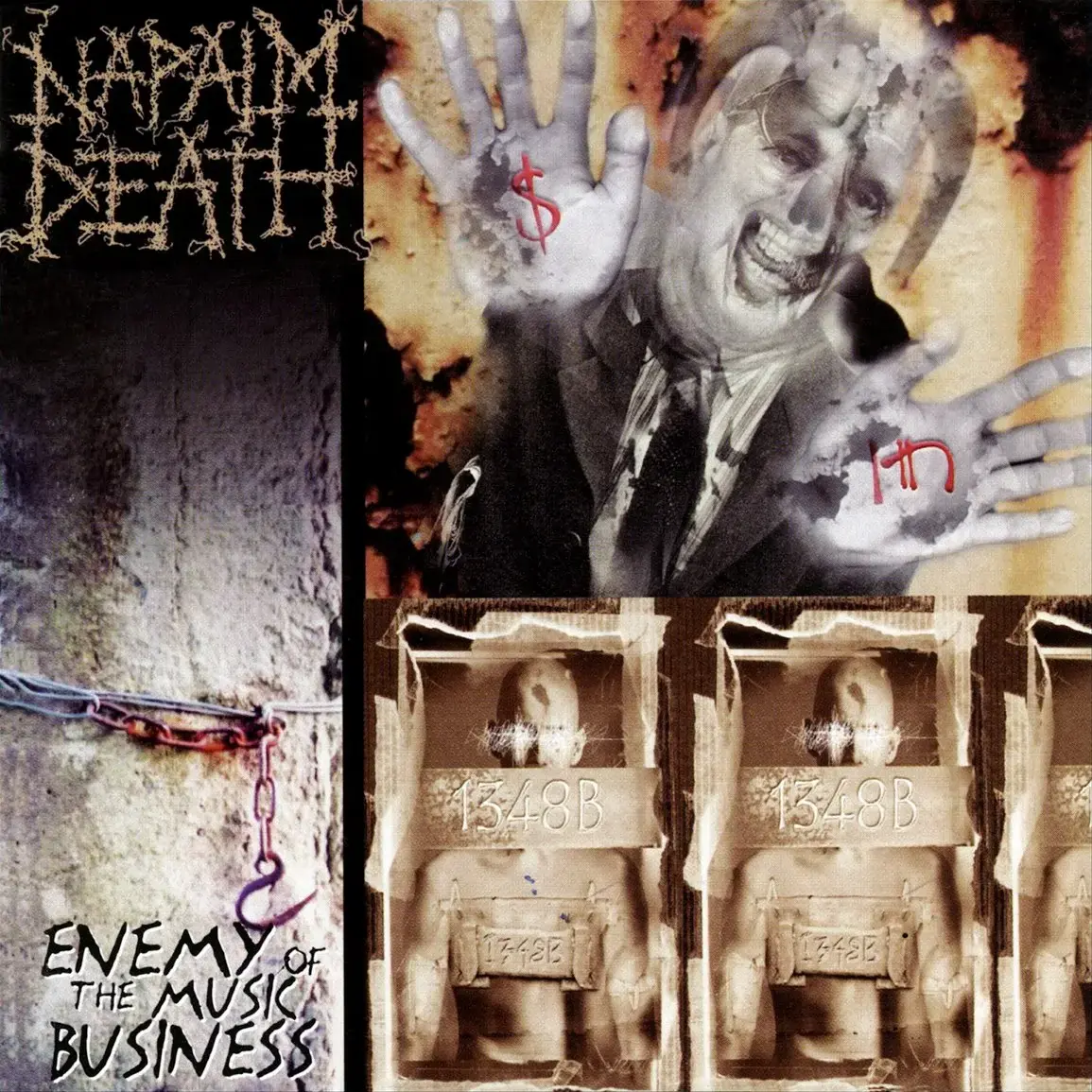 NAPALM DEATH · Enemy Of The Music Business | YELLOW LP (Rock/Grindcore Vinyl) · Bild 1